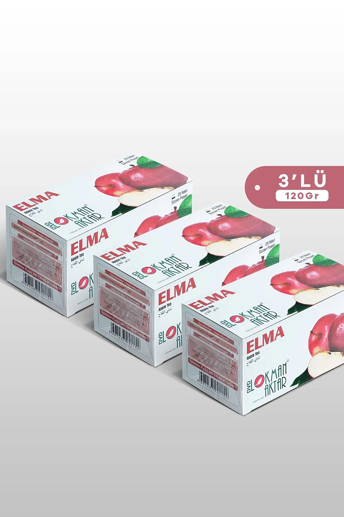 Elma Çayı 20 'Li Süzen Poşet 3lü set