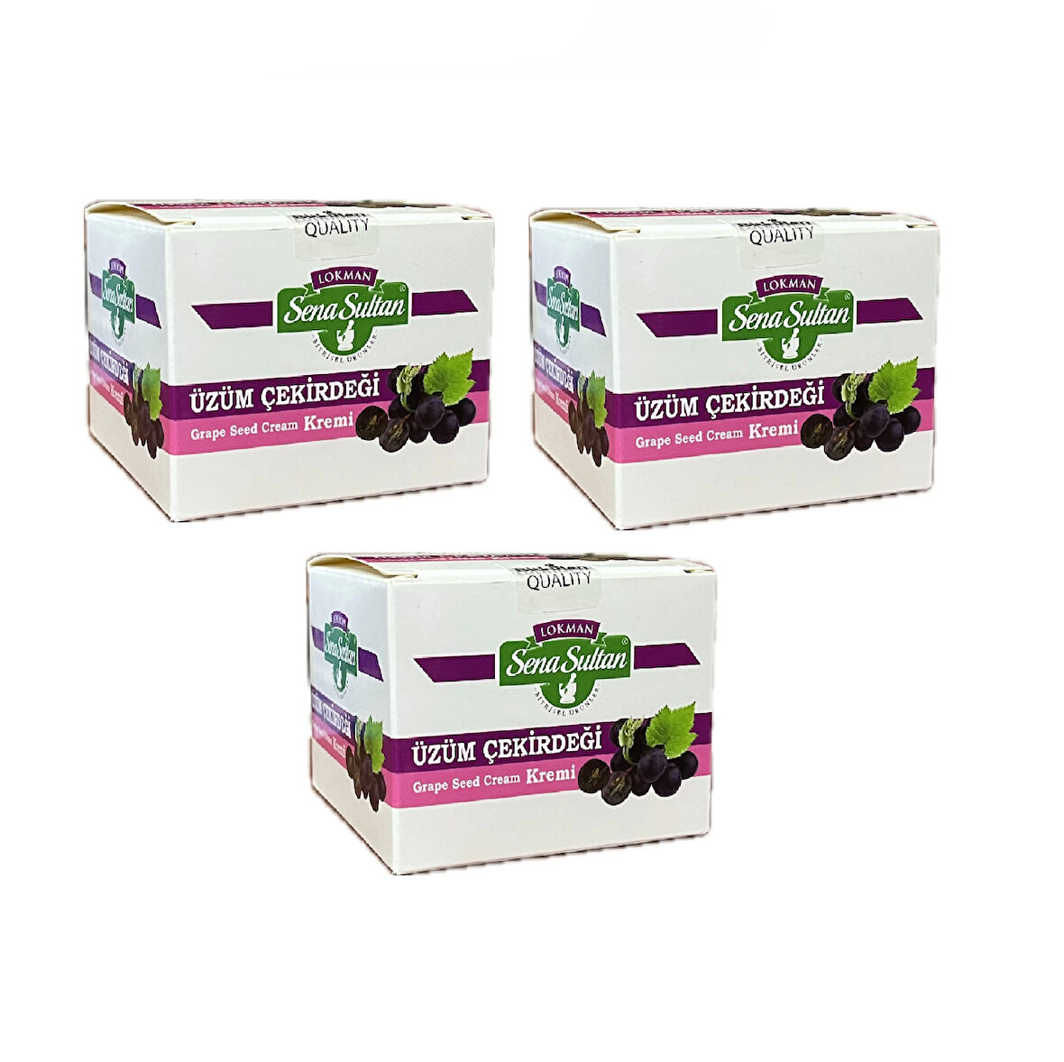 ÜZÜM ÇEKİRDEĞİ Kremi100 ML 3Adet, Lokman Sena Sultan
