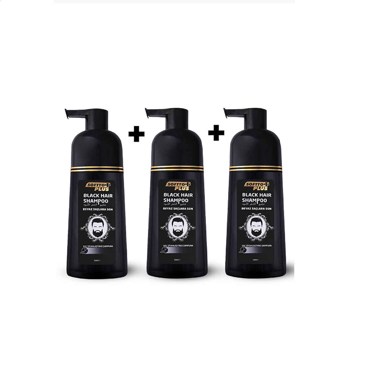 3 Adet Black Hair Siyahlaştırıcı Şampuan 350 ml