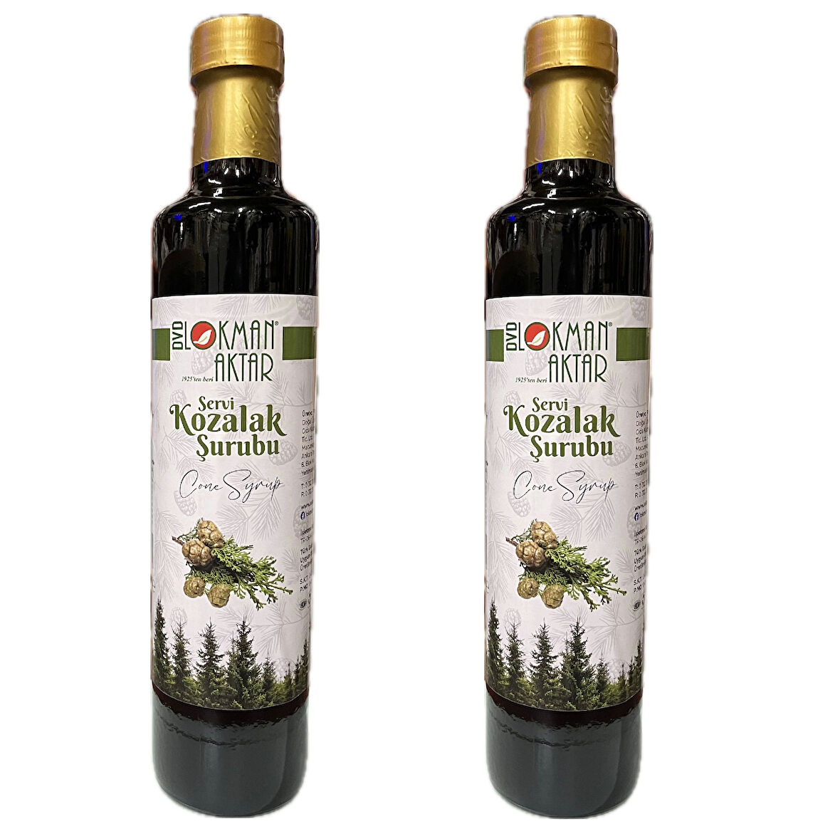 Servi Kozalağı Şurubu 500ml Cupressus Sempervirens 2Adet