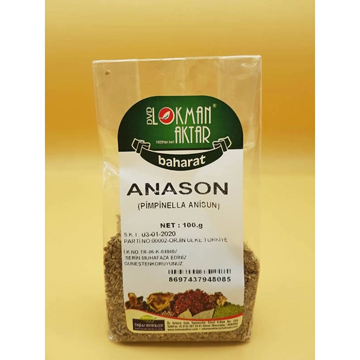 Lokman Aktar Anason 100 G