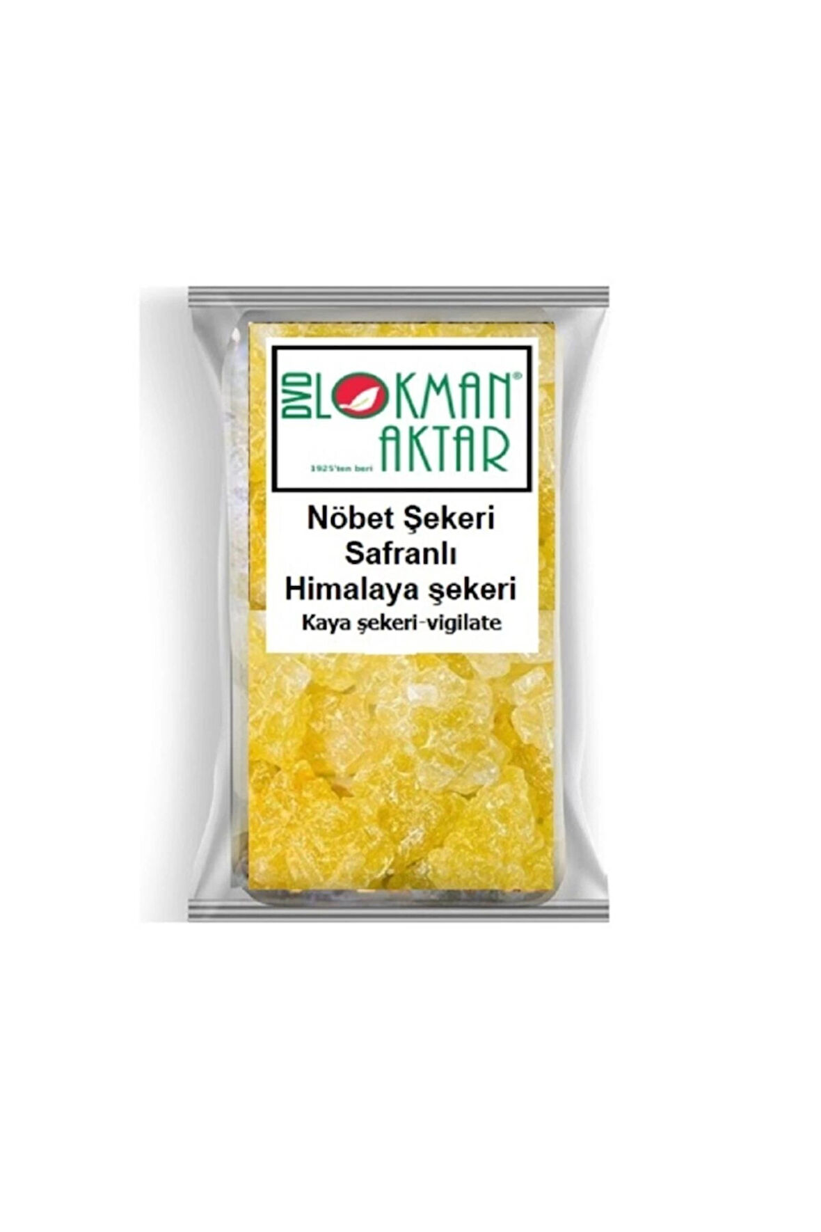 Safranlı Nöbet Şekeri Himalaya Şekeri 50 gr, Lokman Aktar