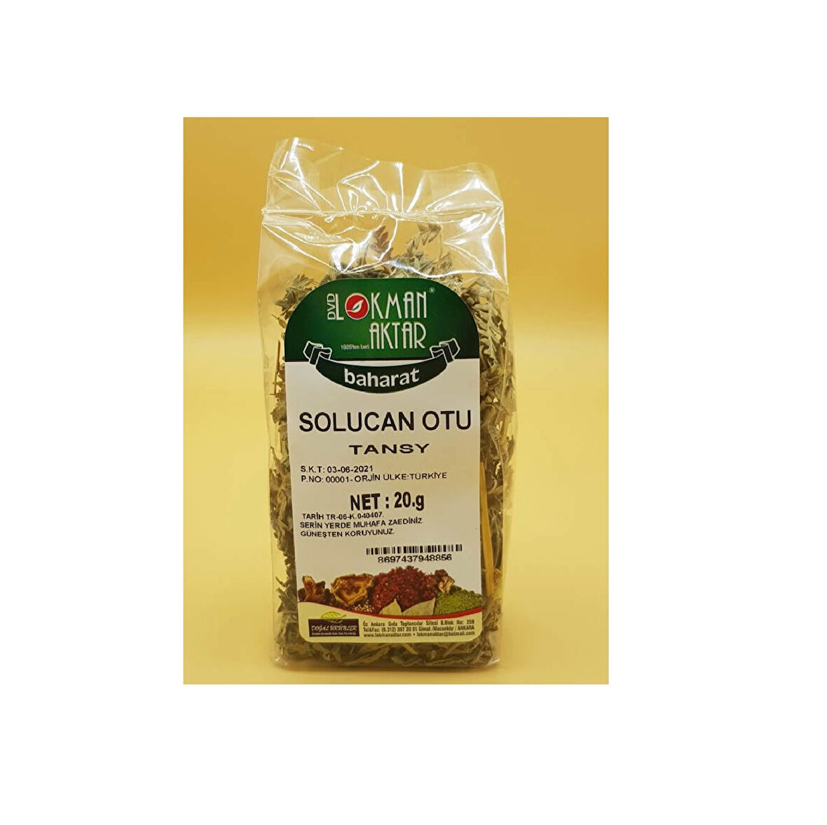 Solucan Otu 20 Gr Tanacetum vulgare 1Adet, Lokman Aktar