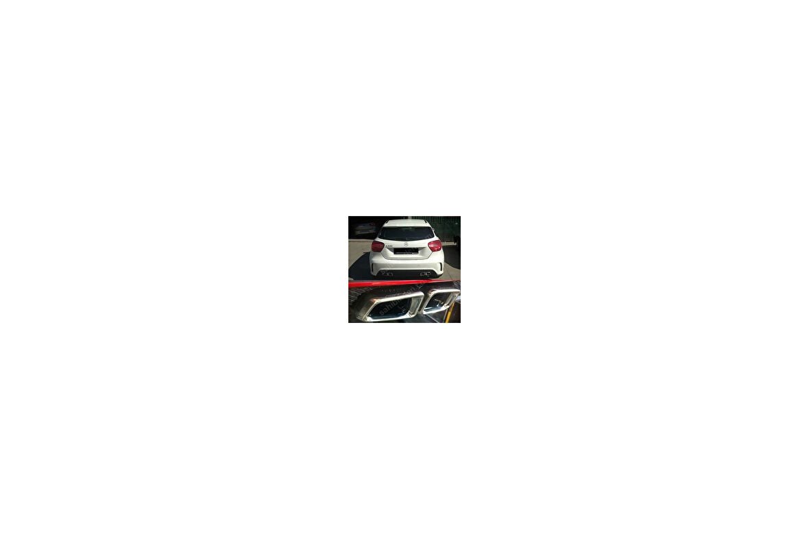 Mercedes Amg W176 Uyumlu Kare Egzoz Ucu