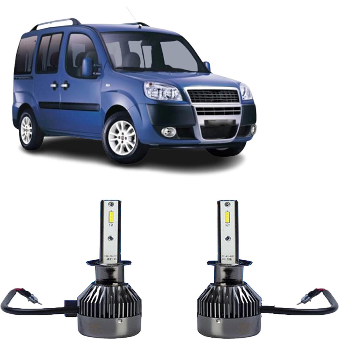 FİAT DOBLO II XENON FAR TAKIMI İNWELLS 1 TK H1 1TK H7