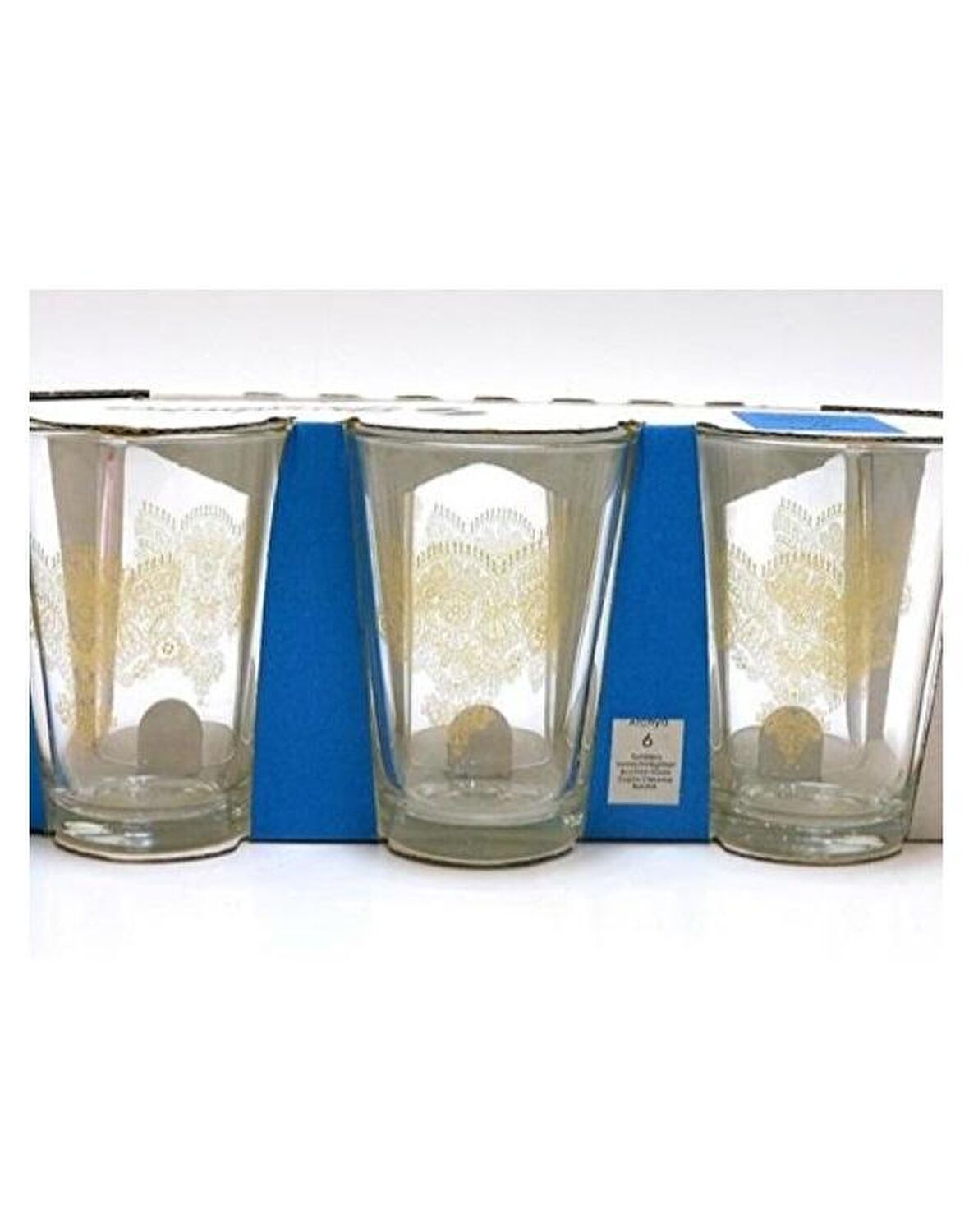 Paşabahçe 52052 Asel Desenli Su Bardağı 205 cc 6 lı