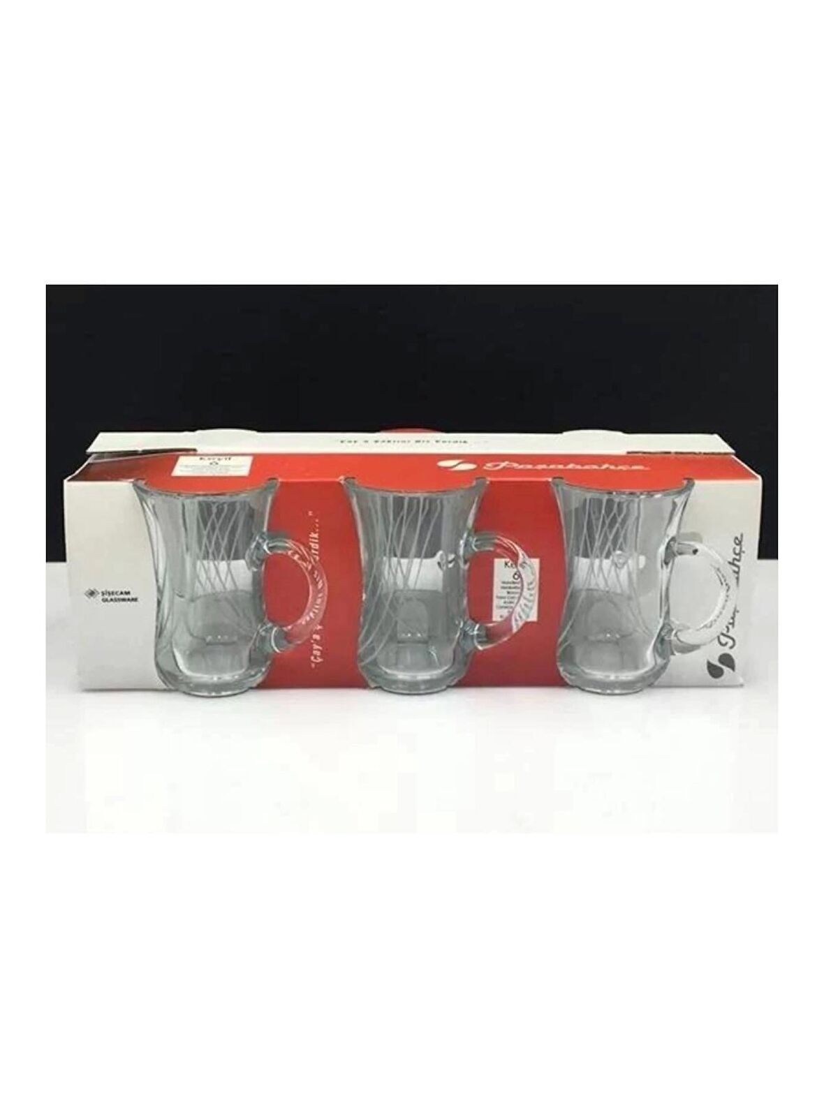 Paşabahçe 55411 Çember Kulplu Bardak 6 Lı