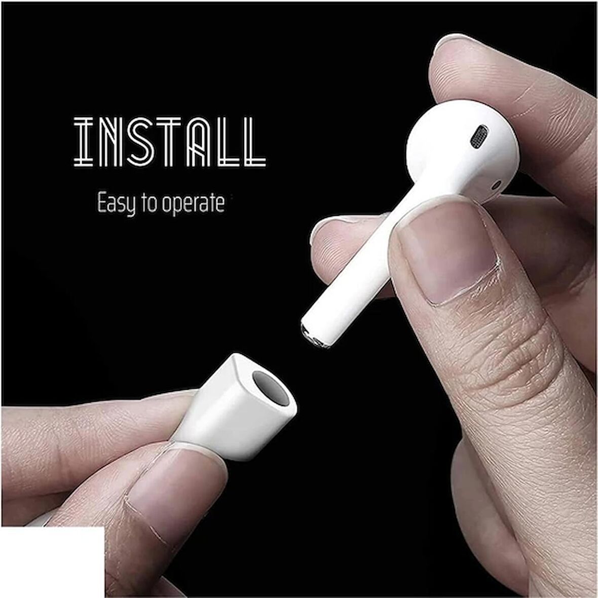 Basias Airpods Pro (2.nesil) Manyetik Mıknatıslı Kulaklık Askısı