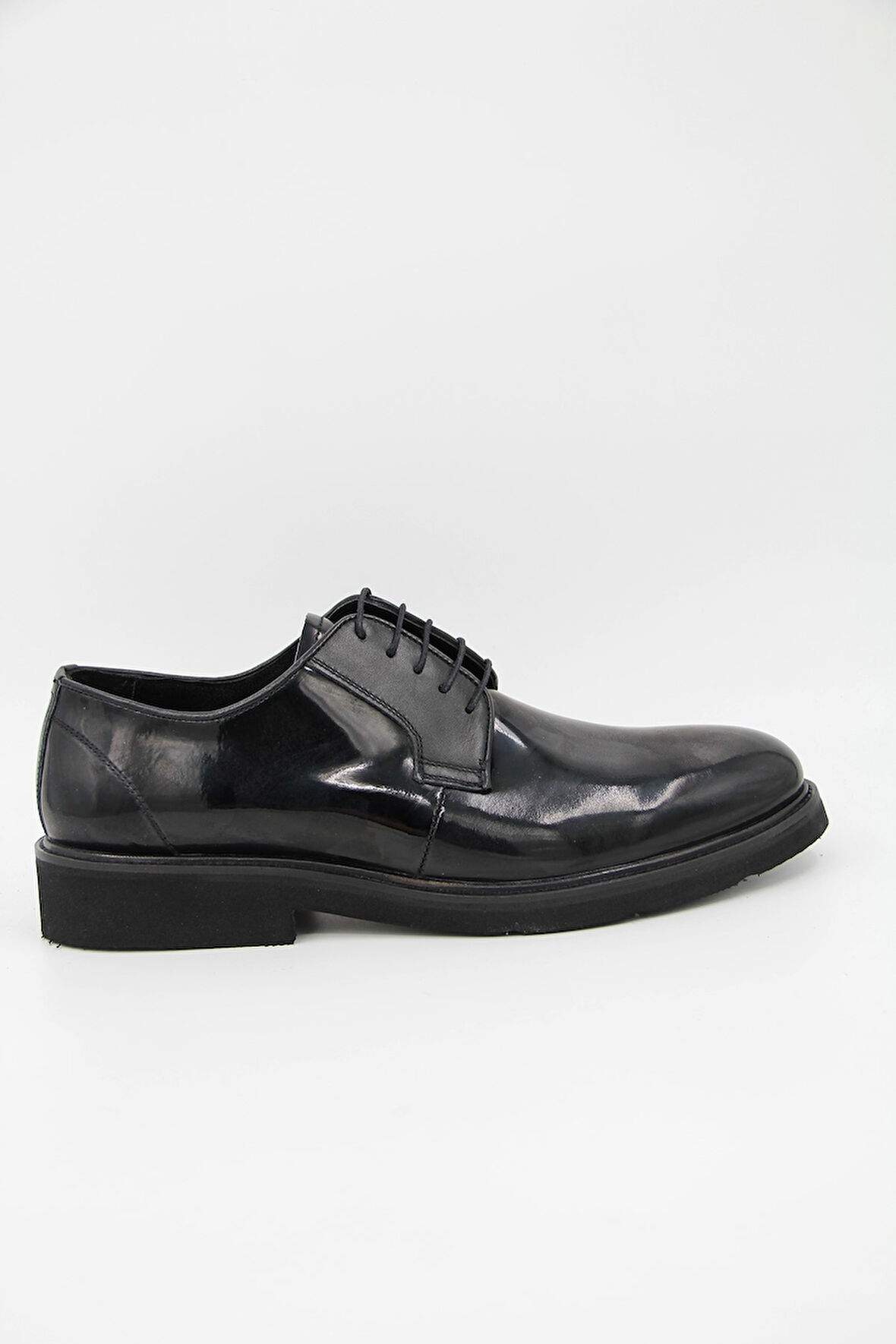 James Franco M2020 Erkek Klasik Ayakkabı - Siyah Rugan