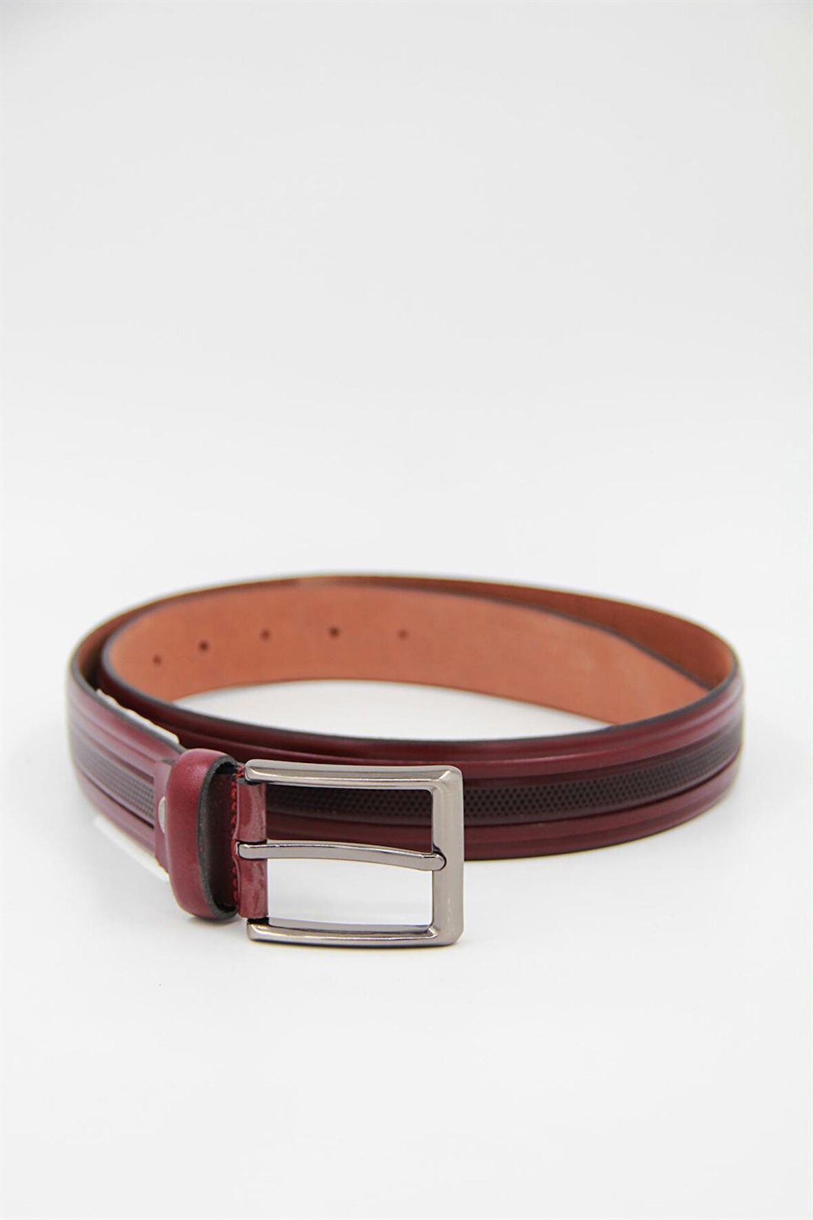 Granit 023 Erkek Kemer - Bordo