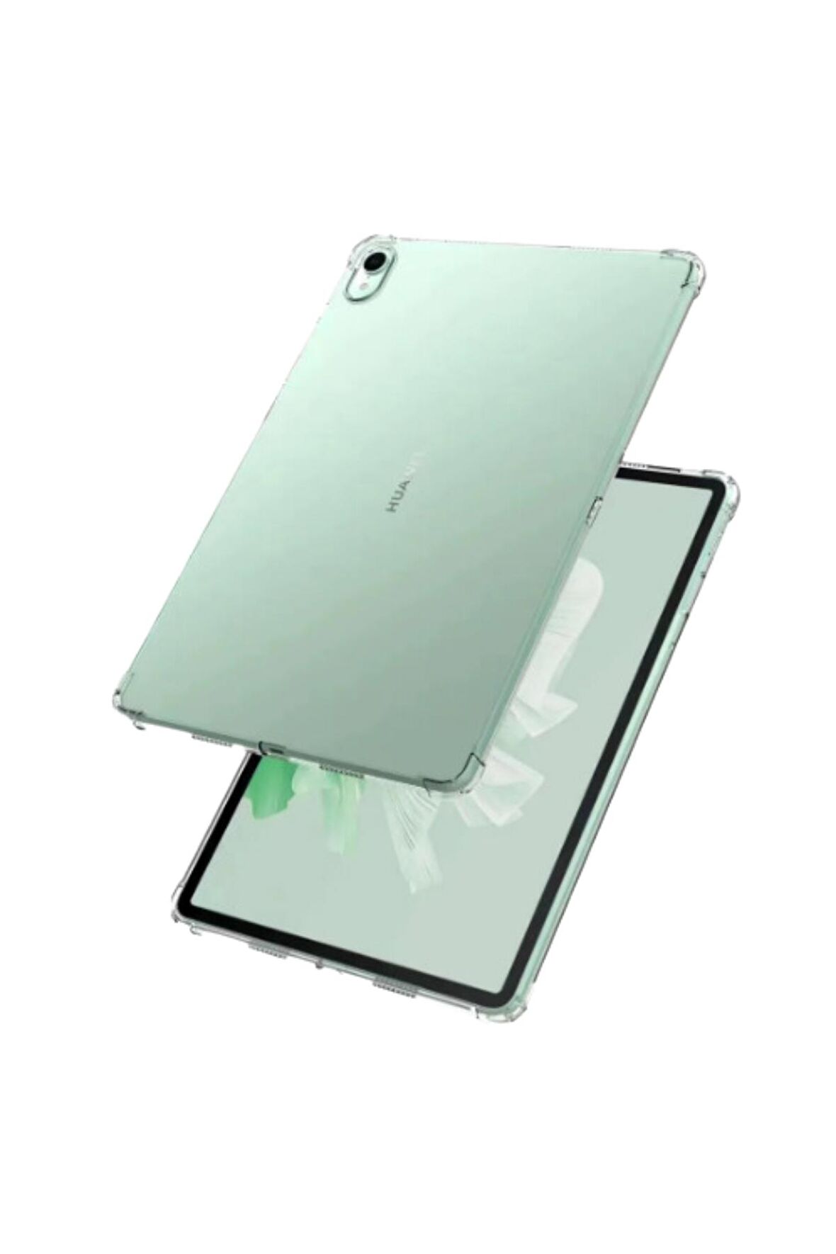 Fuchsia MatePad 11,5 inç Uyumlu Silikon Şeffaf Tam Koruma Sağlayan Tablet Kılıfı
