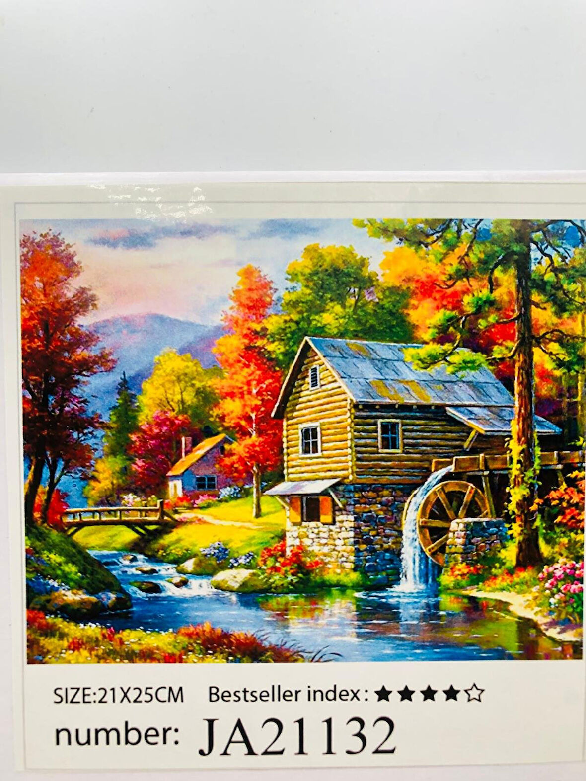 21x25 Çocuklar İçin Boncuklu Taşlı Mozaik Elmas Boyama Goblen Pano Tablo Resim Boncuk Puzzle Diamond Painting
