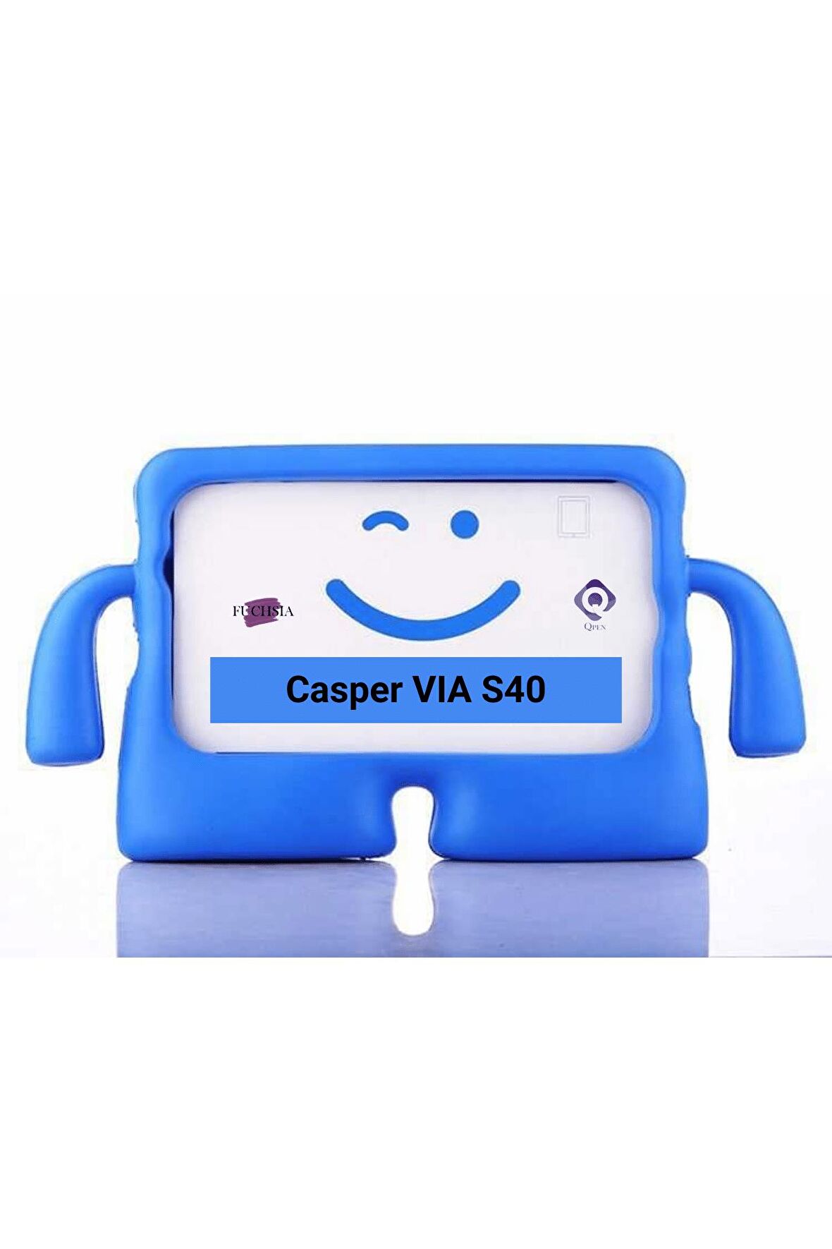 Via S40 10.4 inç Uyumlu Fuchsia iBuy Standlı Eğlenceli Çocuk Ruhlu Tablet Kılıfı