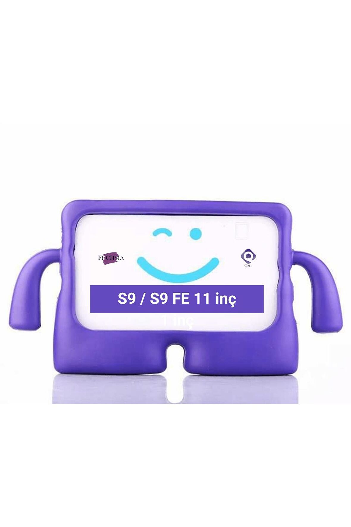 Galaxy Tab S9 / S9 FE 11 inç Uyumlu Fuchsia iBuy Standlı Çocuk Tablet Kılıfı X510 - X710 - X716 - X718