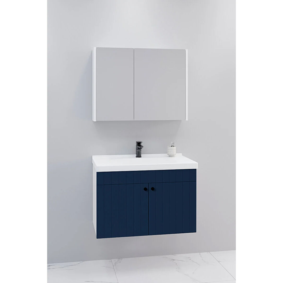 Avien 80 Cm Banyo Dolabı Bgn Aynalı - Boy Dolap Hariç