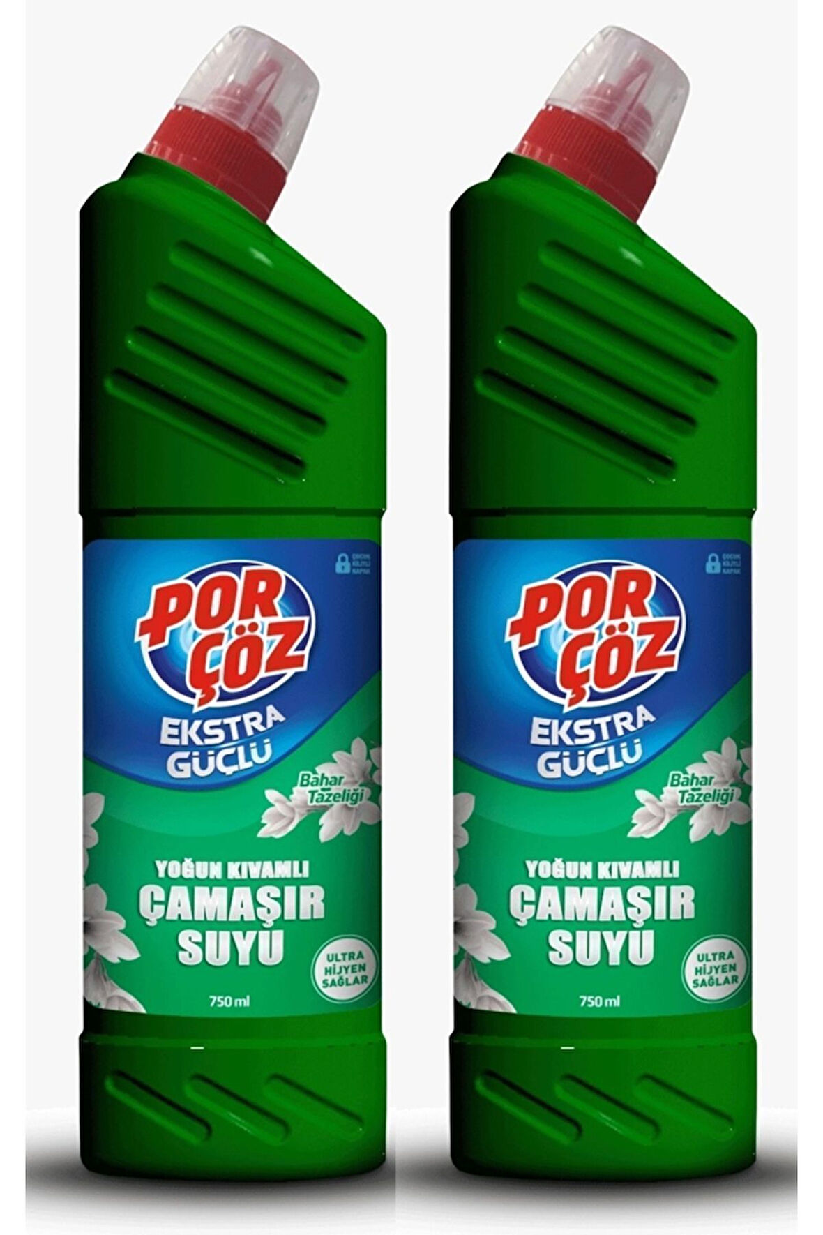 Porçöz Yoğun Kıvamlı Çamaşır Suyu Bahar Tazeliği 2X750ml