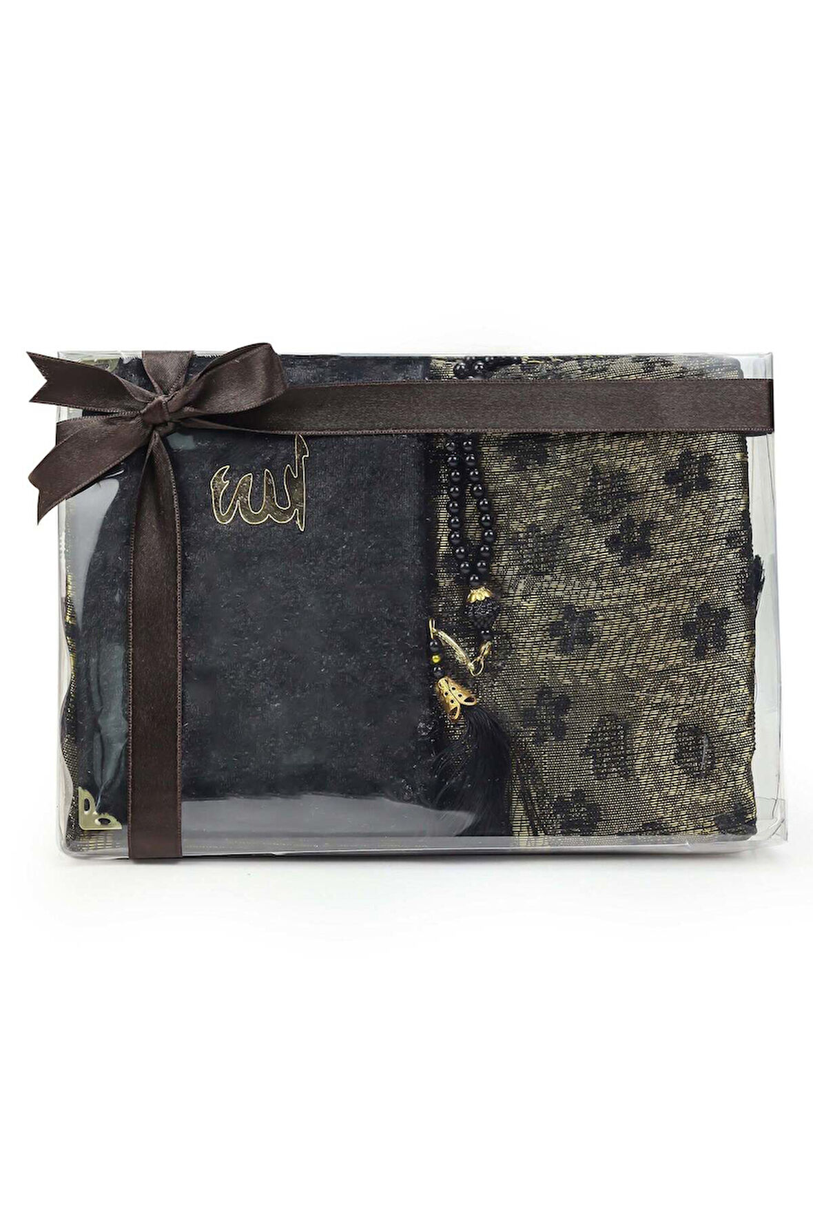 Siyah 3 Parça Seccade Hediye Seti