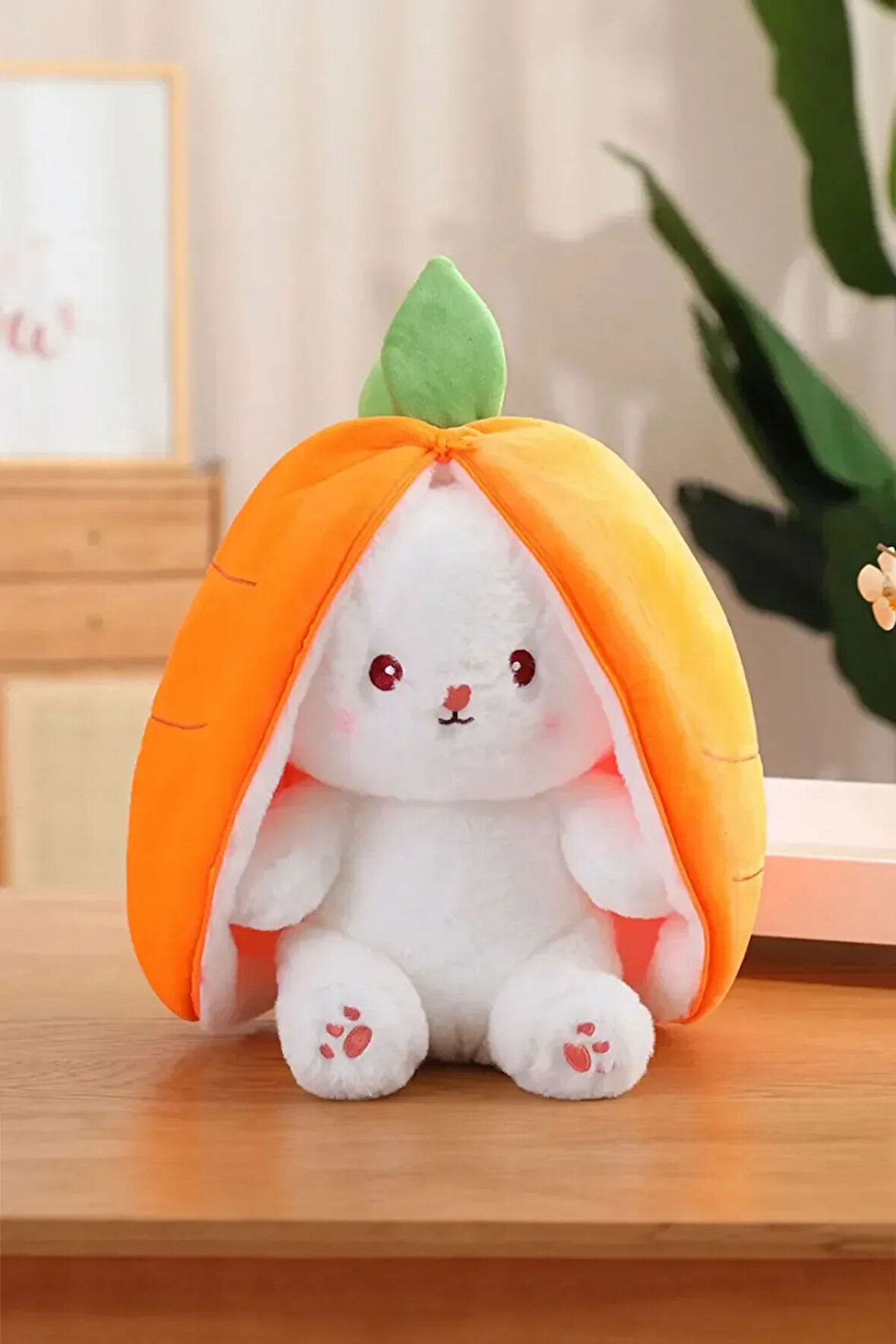 Sevgiliye Arkadaşa Çok Özel Hediye Peluş Havuç Tavşan 50cm