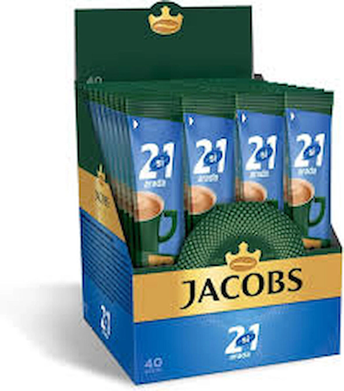 Jacobs 2'si 1 Arada Karışım Kahve 40'lı Kutu