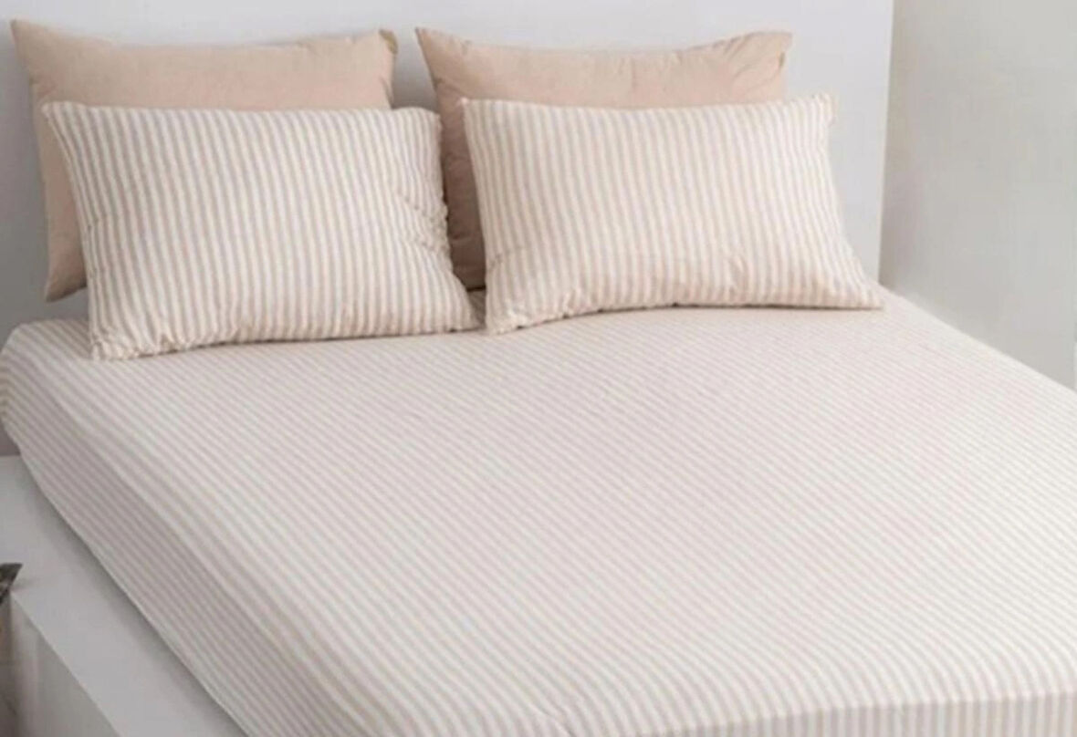 Totem Desenli Lastikli Çarşaf Seti - 180 x 200 Battal Boy