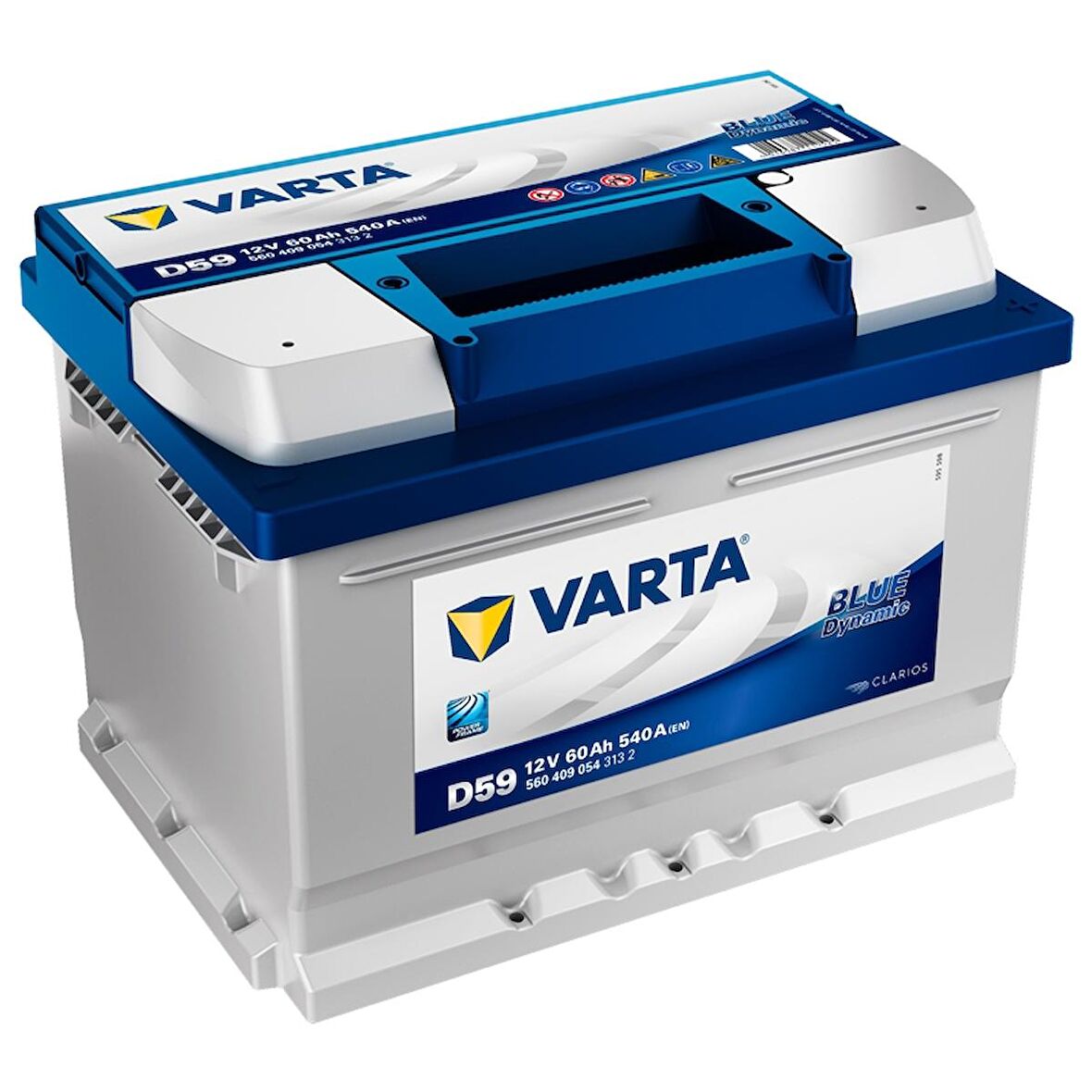 Varta Blue Dynamic D59 Alçak Tip 12 V 60 Ah 540CCA Akü