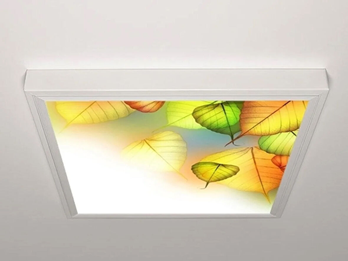 Gök Panel 60X60 LED Panel Aydınlatma Armatür Avize Sıva Üstü Desenli Tekli 46510003SU