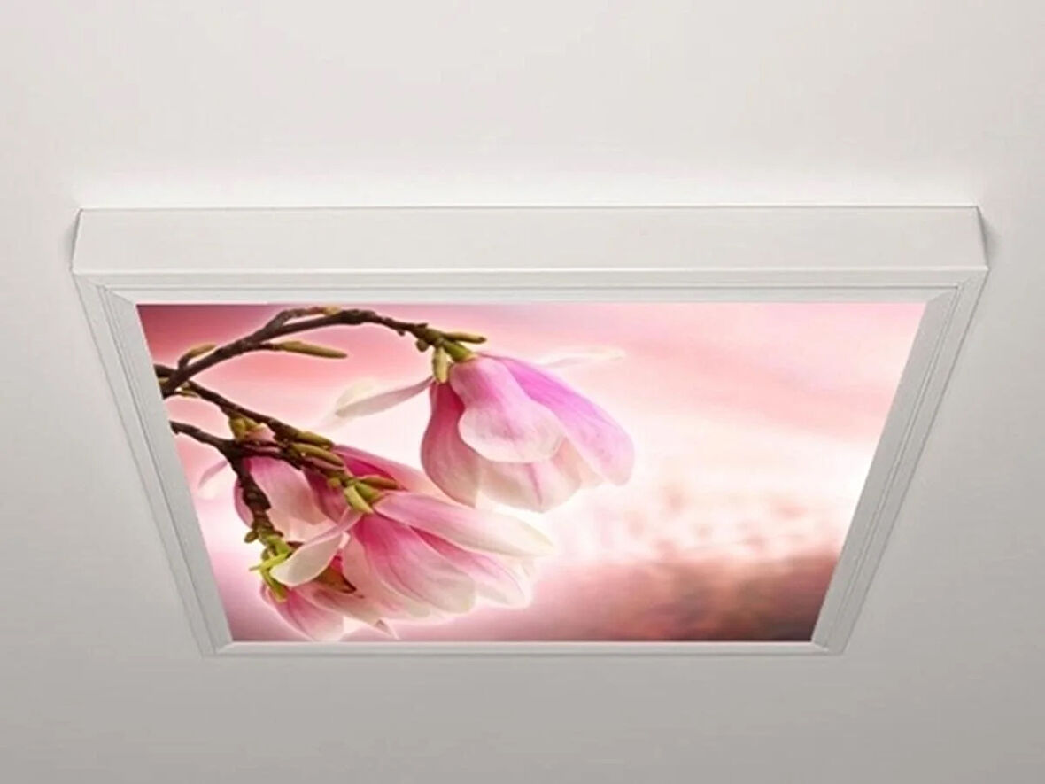 Gök Panel 60X60 LED Panel Aydınlatma Armatür Avize Sıva Üstü Desenli Tekli 46510006SU