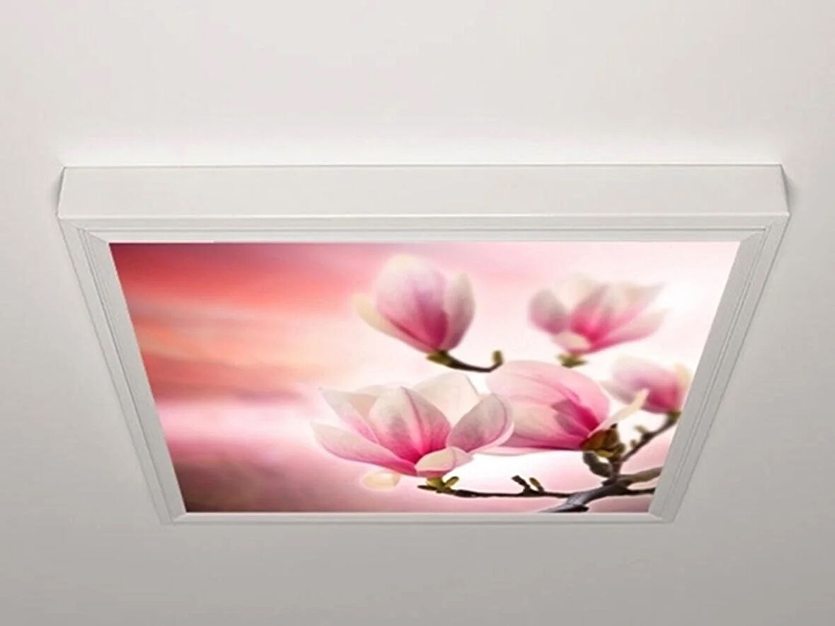 Gök Panel 60X60 LED Panel Aydınlatma Armatür Avize Sıva Üstü Desenli Tekli 46510007SU