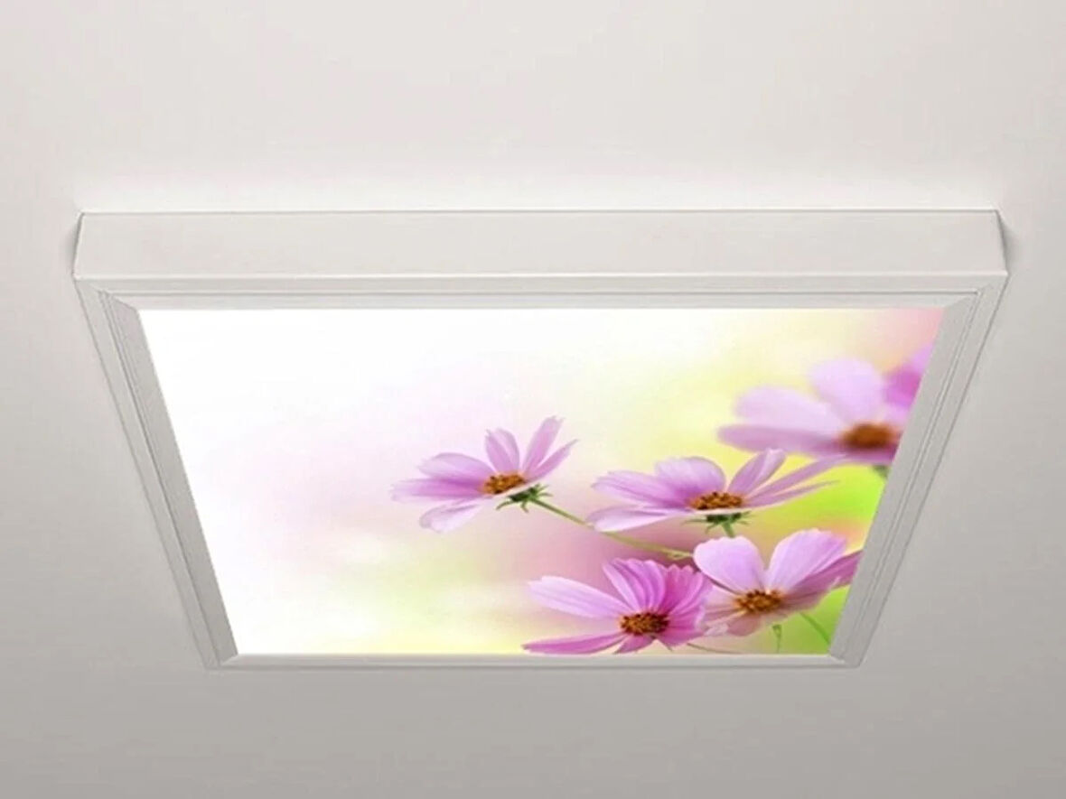 Gök Panel 60X60 LED Panel Aydınlatma Armatür Avize Sıva Üstü Desenli Tekli 46510023SU