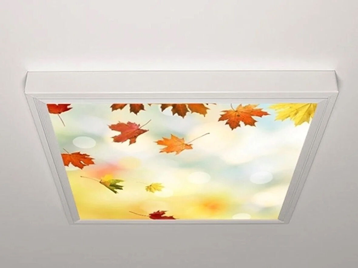 Gök Panel 60X60 LED Panel Aydınlatma Armatür Avize Sıva Üstü Desenli Tekli 46510081SU