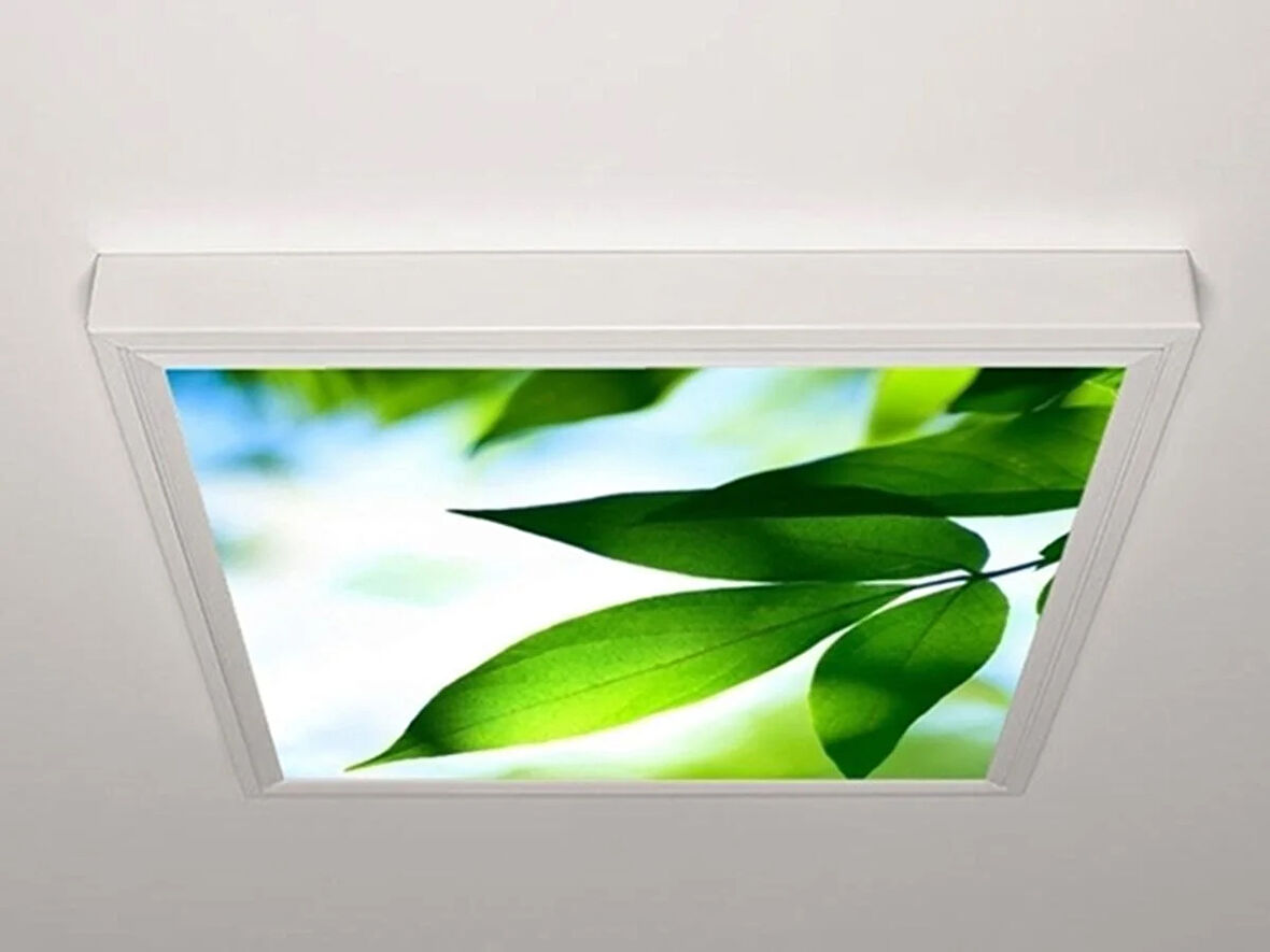 Gök Panel 60X60 LED Panel Aydınlatma Armatür Avize Sıva Üstü Desenli Tekli 46510103SU