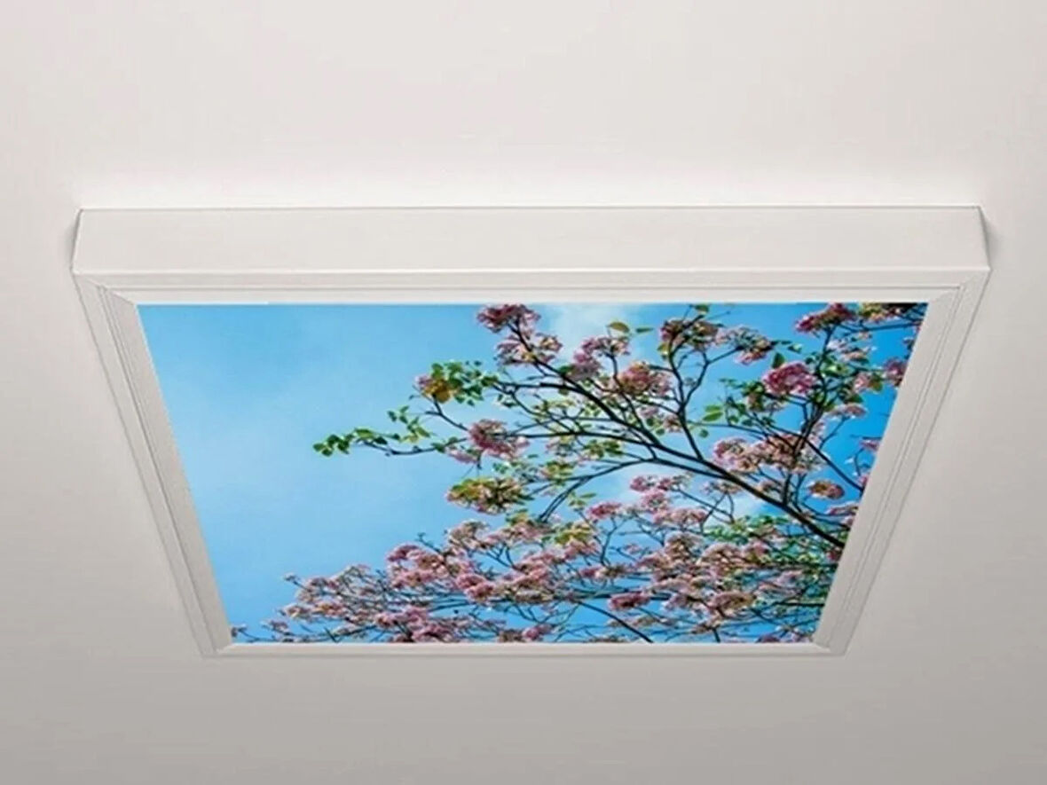 Gök Panel 60X60 LED Panel Aydınlatma Armatür Avize Sıva Üstü Desenli Tekli 46510168SU