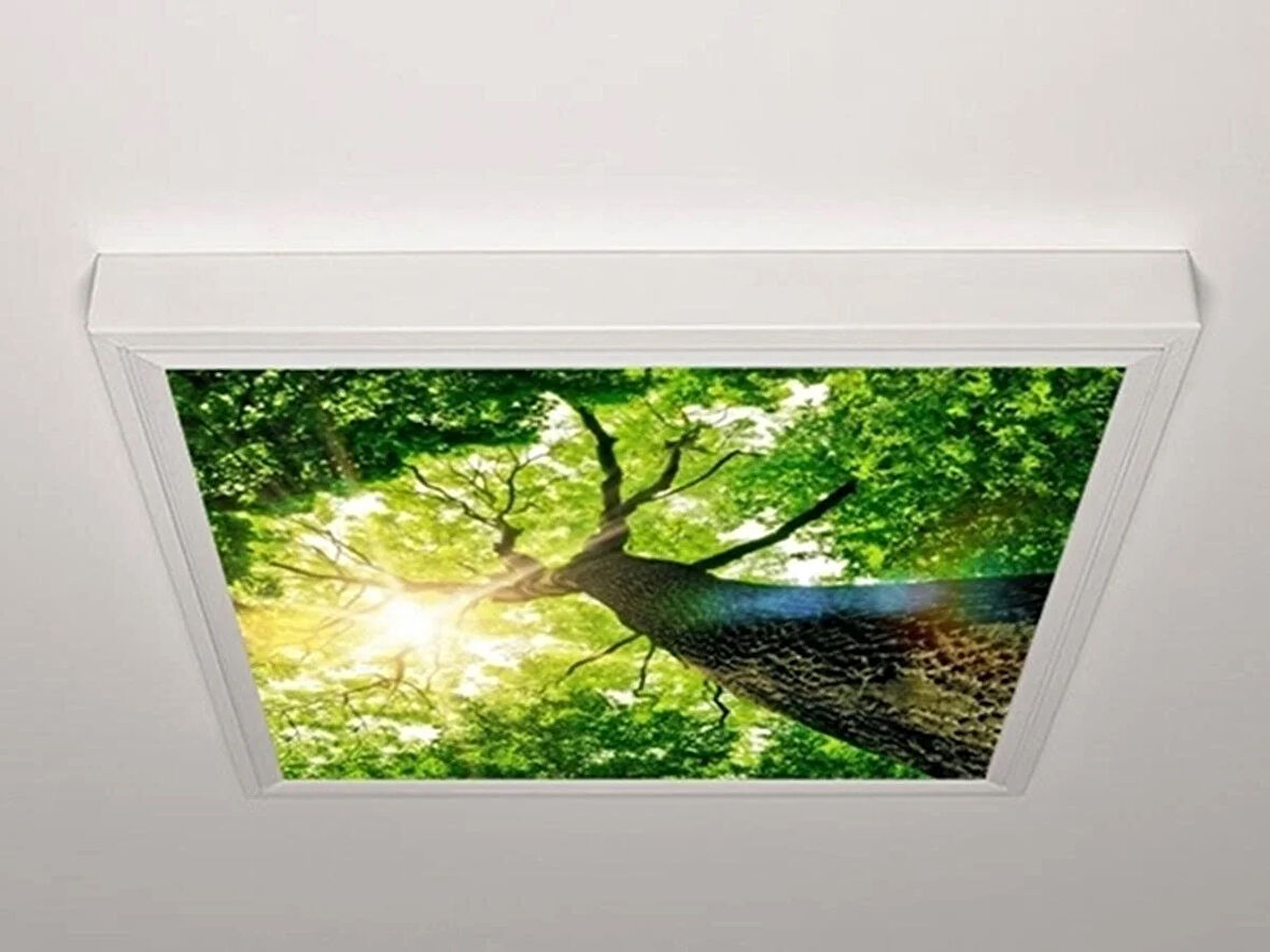 Gök Panel 60X60 LED Panel Aydınlatma Armatür Avize Sıva Üstü Desenli Tekli 46510172SU