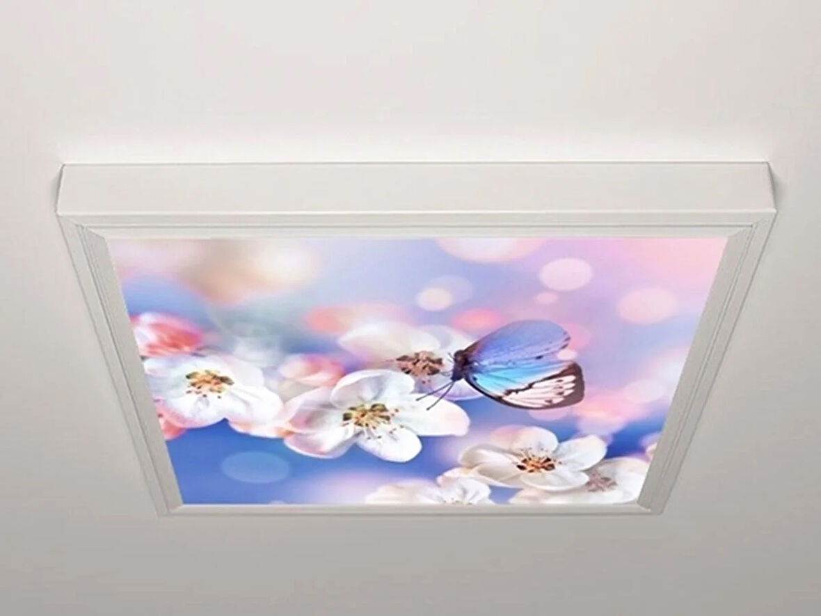 Gök Panel 60X60 LED Panel Aydınlatma Armatür Avize Sıva Üstü Desenli Tekli 46510209SU