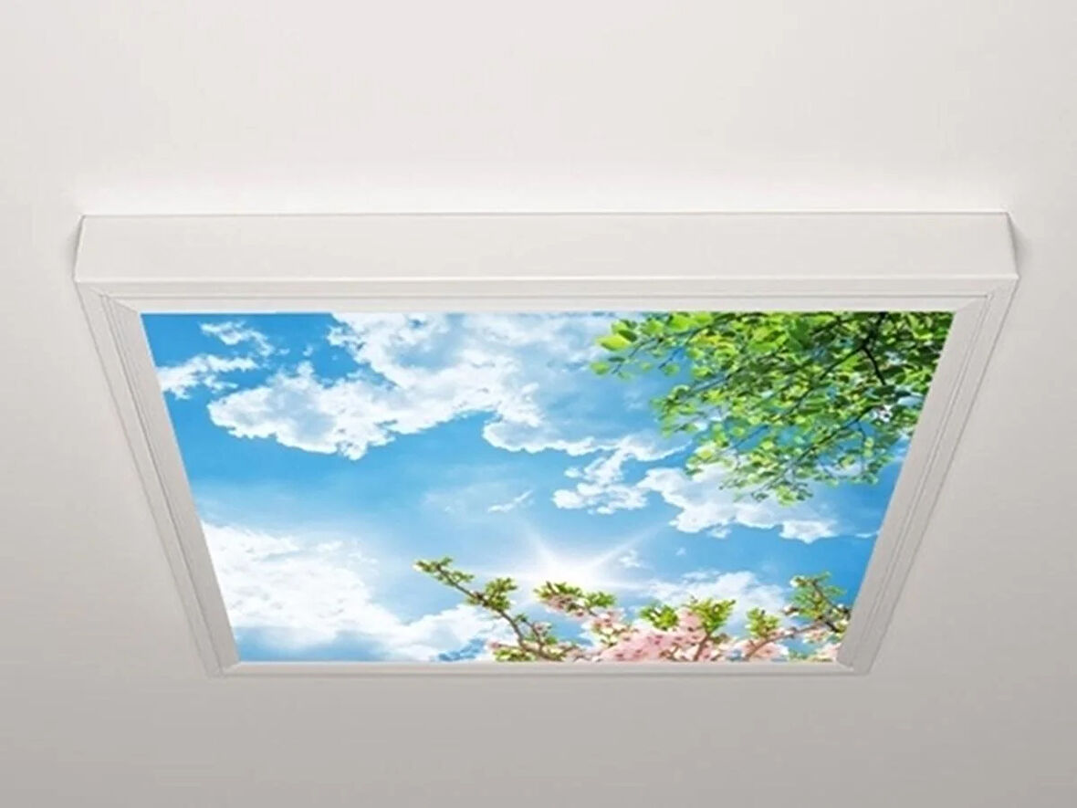 Gök Panel 60X60 LED Panel Aydınlatma Armatür Avize Sıva Üstü Desenli Tekli 46510303SU