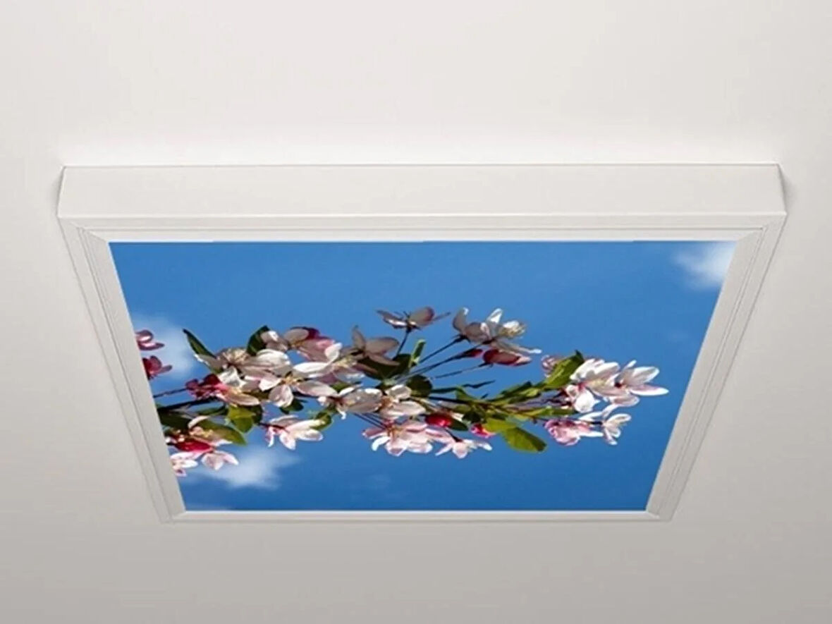 Gök Panel 60X60 LED Panel Aydınlatma Armatür Avize Sıva Üstü Desenli Tekli 46510304SU