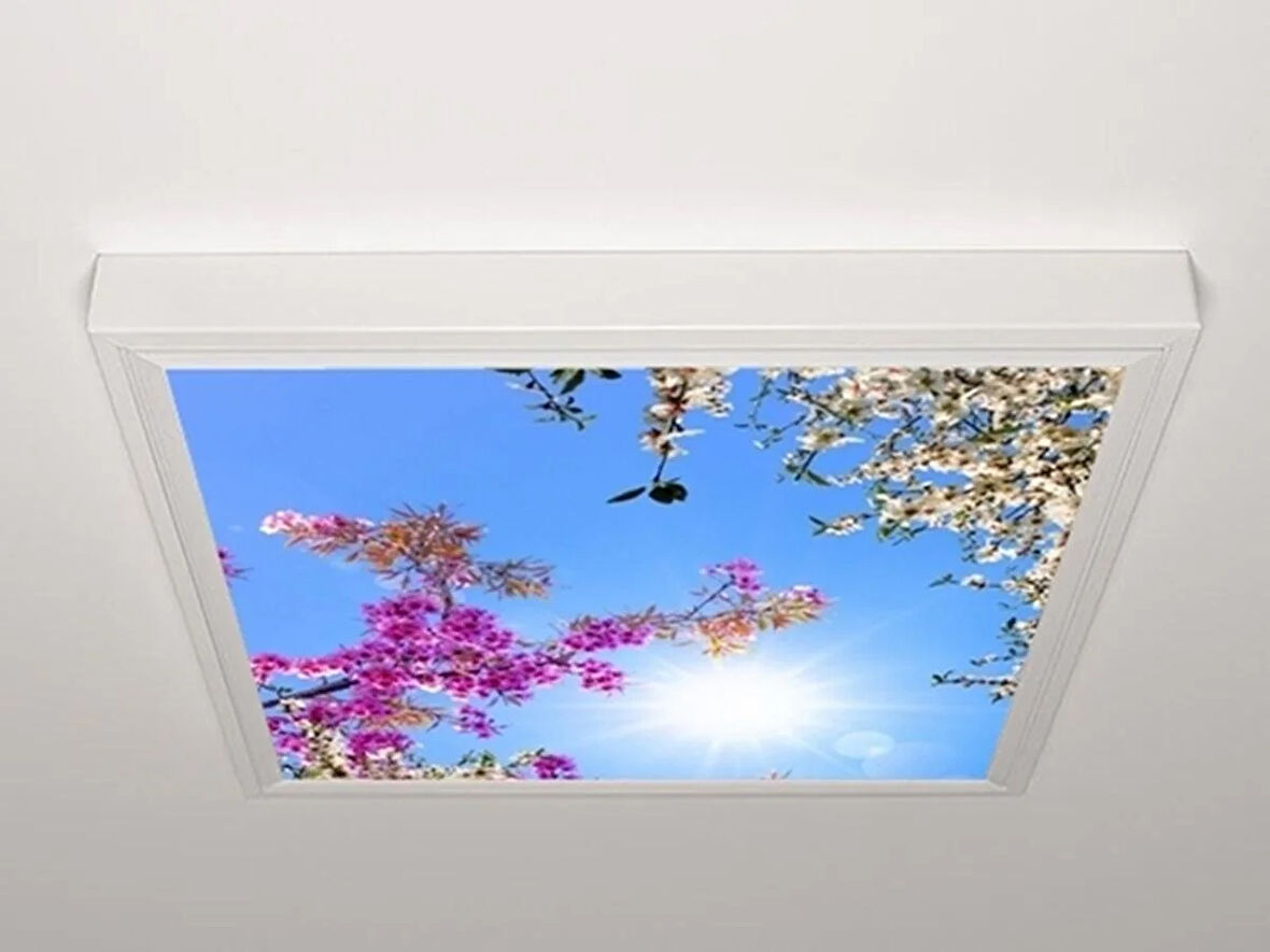 Gök Panel 60X60 LED Panel Aydınlatma Armatür Avize Sıva Üstü Desenli Tekli 46510312SU