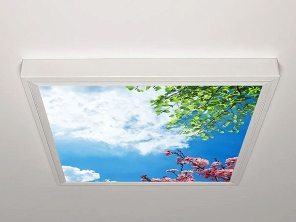 Gök Panel 60X60 LED Panel Aydınlatma Armatür Avize Sıva Üstü Desenli Tekli 46510422SU