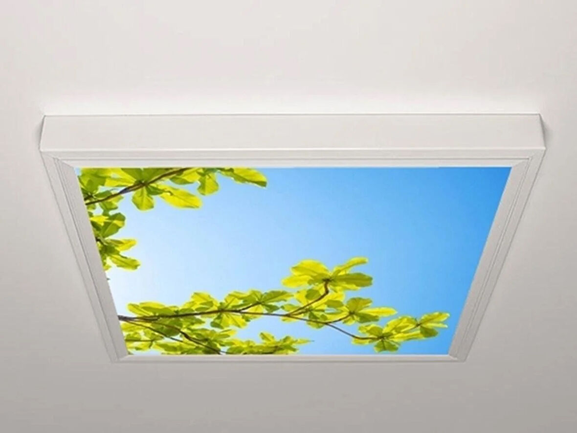 Gök Panel 60X60 LED Panel Aydınlatma Armatür Avize Sıva Üstü Desenli Tekli 46510491SU
