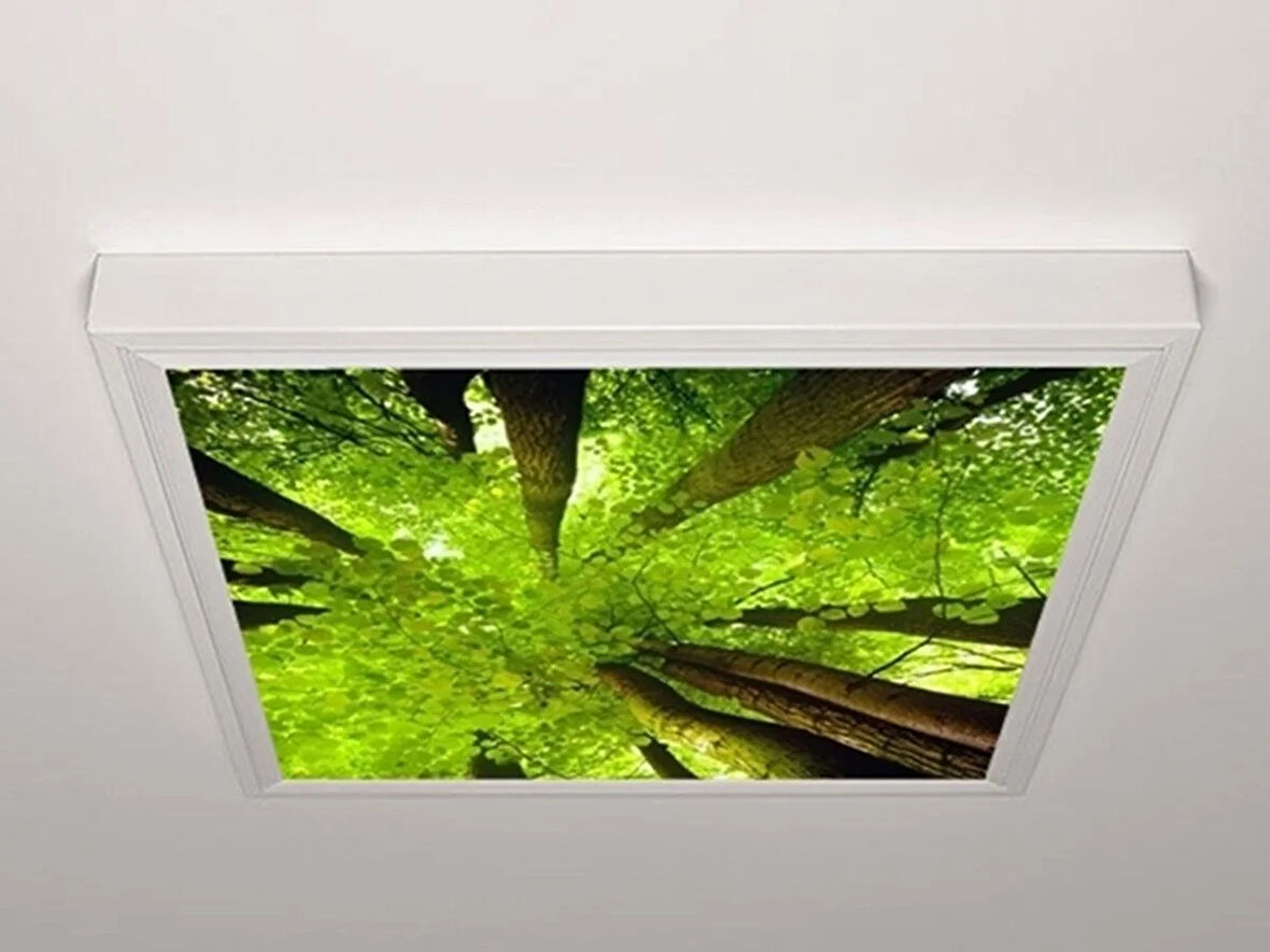 Gök Panel 60X60 LED Panel Aydınlatma Armatür Avize Sıva Üstü Desenli Tekli 46510531SU