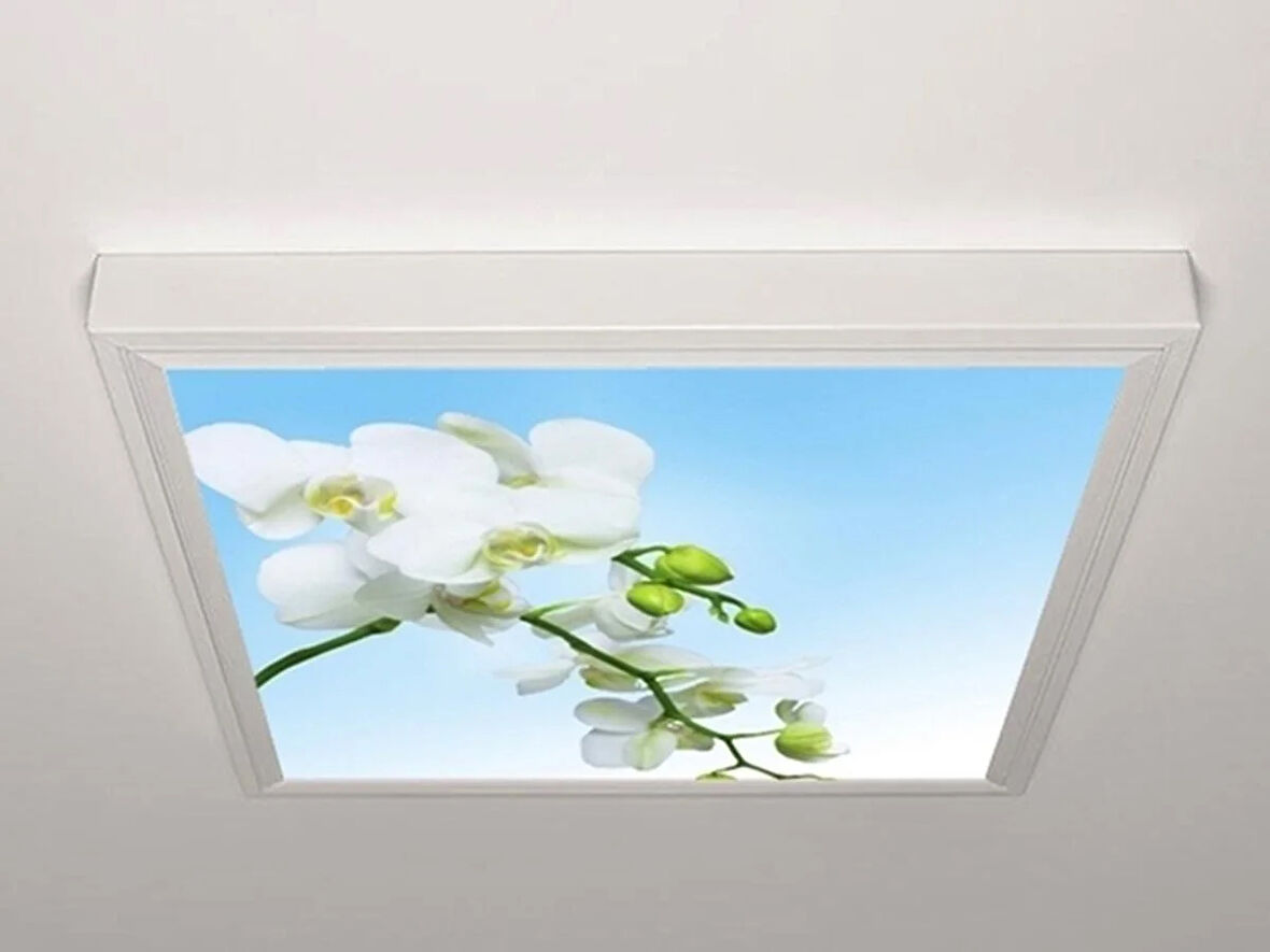 Gök Panel 60X60 LED Panel Aydınlatma Armatür Avize Sıva Üstü Desenli Tekli 46510591SU