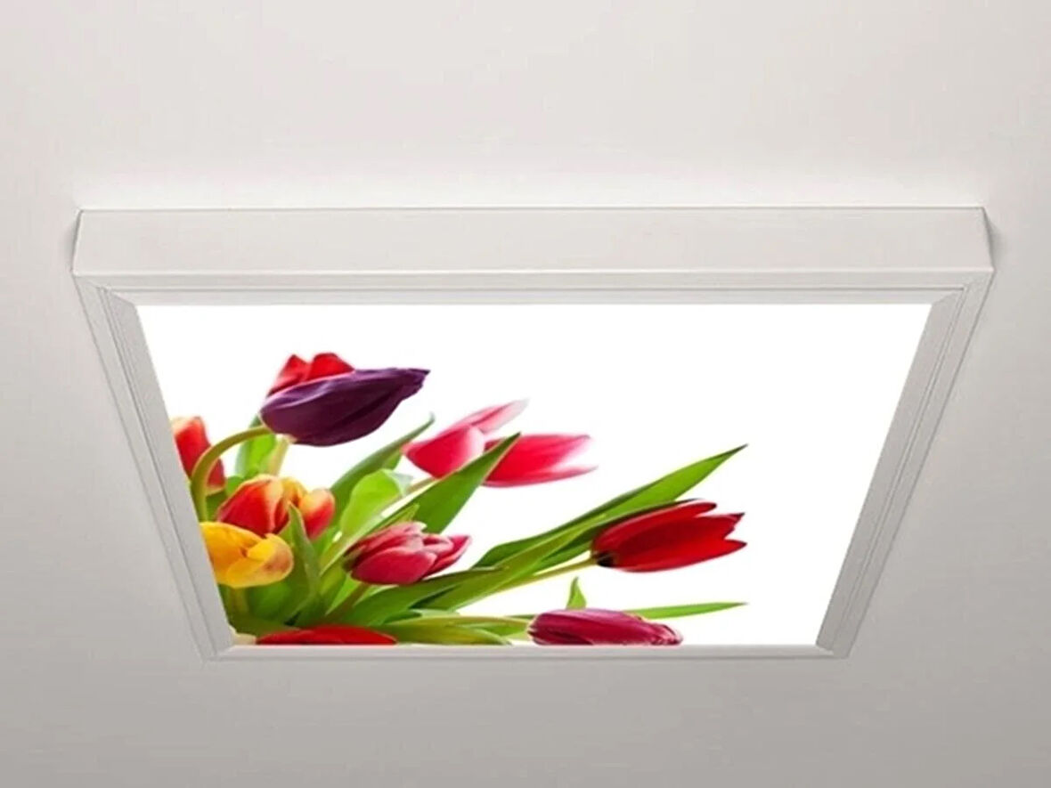 Gök Panel 60X60 LED Panel Aydınlatma Armatür Avize Sıva Üstü Desenli Tekli 46510645SU