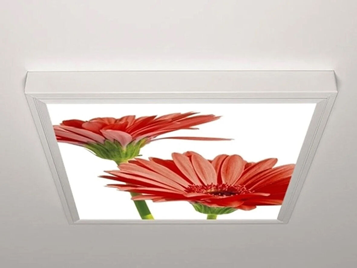 Gök Panel 60X60 LED Panel Aydınlatma Armatür Avize Sıva Üstü Desenli Tekli 46510692SU