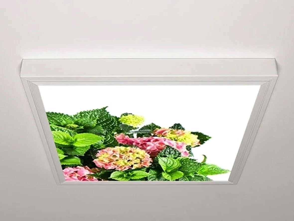 Gök Panel 60X60 LED Panel Aydınlatma Armatür Avize Sıva Üstü Desenli Tekli 46510705SU