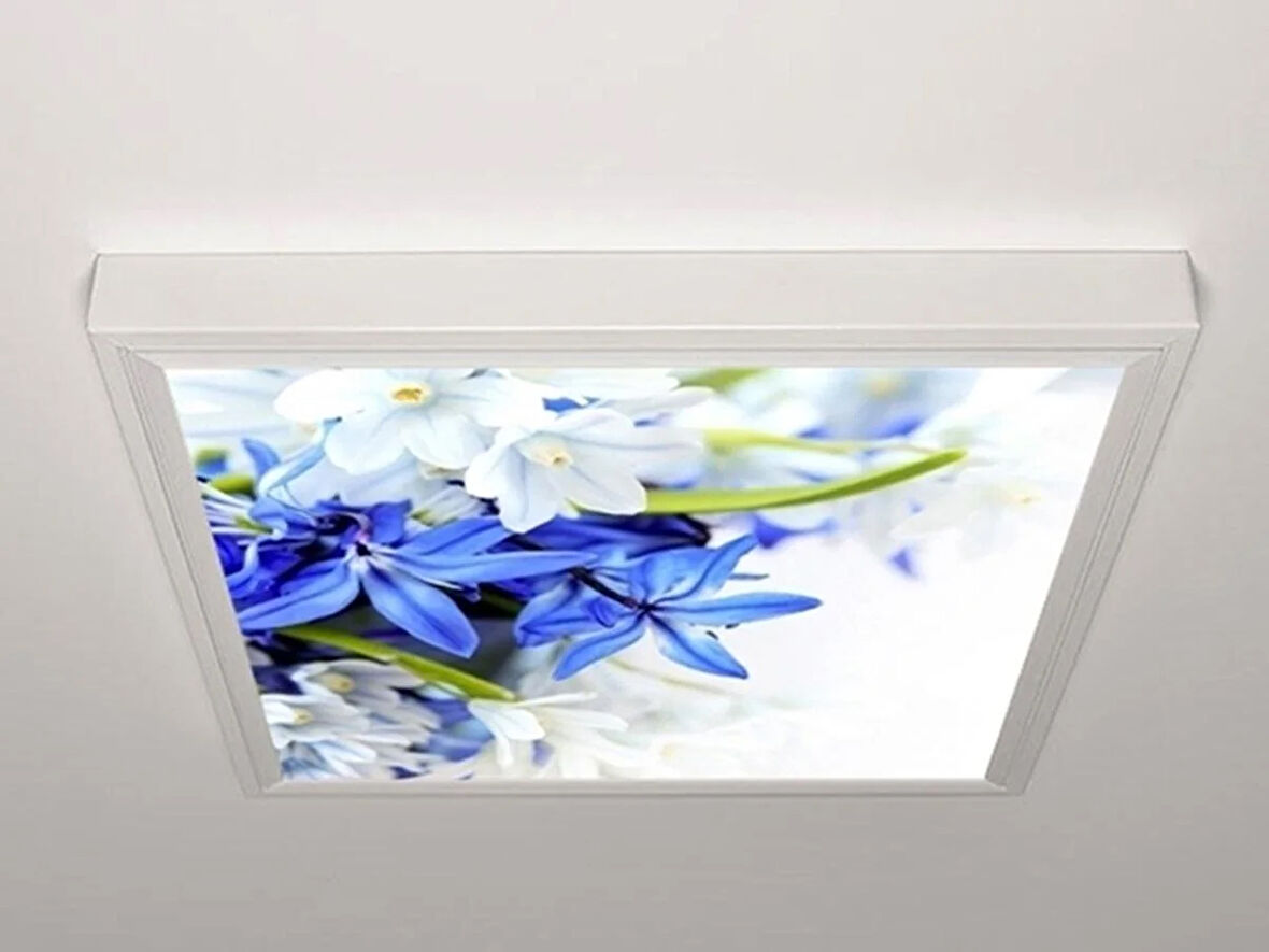 Gök Panel 60X60 LED Panel Aydınlatma Armatür Avize Sıva Üstü Desenli Tekli 46510892SU