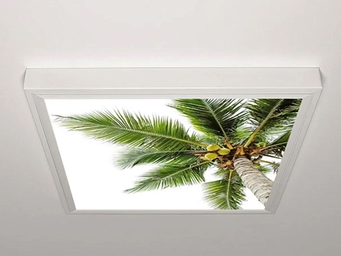 Gök Panel 60X60 LED Panel Aydınlatma Armatür Avize Sıva Üstü Desenli Tekli 46510919SU