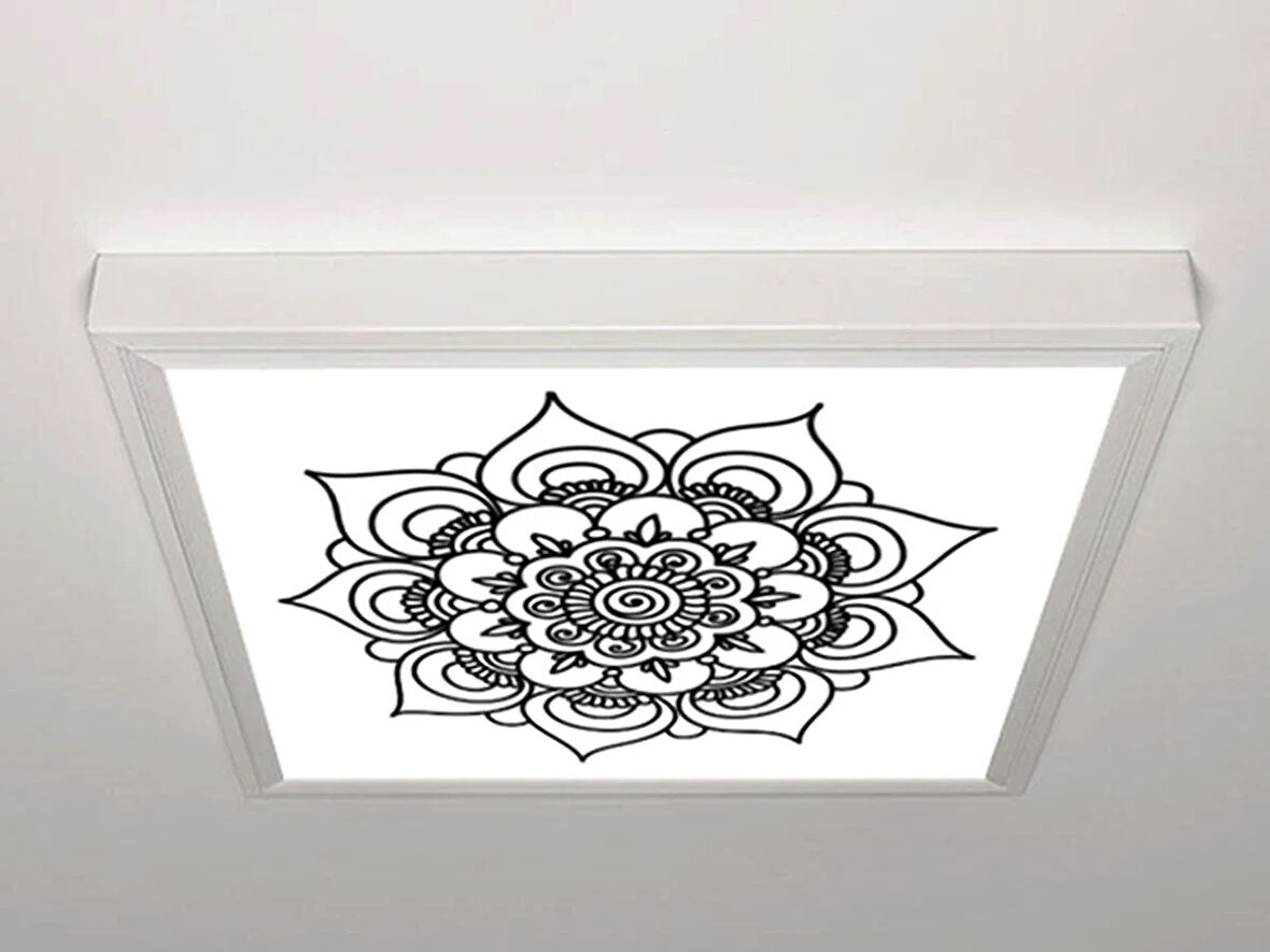 Gök Panel 60X60 LED Panel Aydınlatma Armatür Avize Sıva Üstü Desenli Tekli 46511031SU