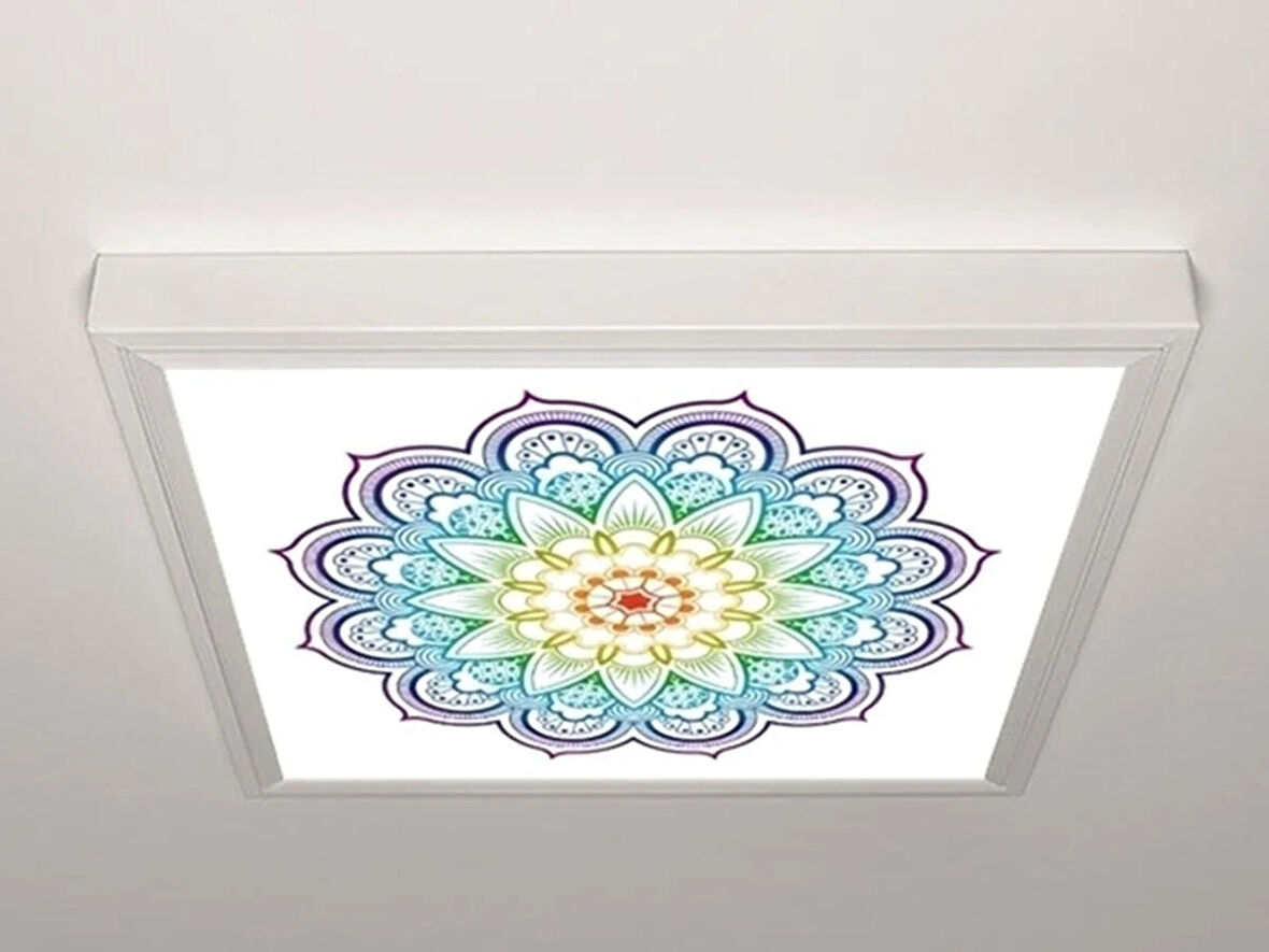 Gök Panel 60X60 LED Panel Aydınlatma Armatür Avize Sıva Üstü Desenli Tekli 46511032SU