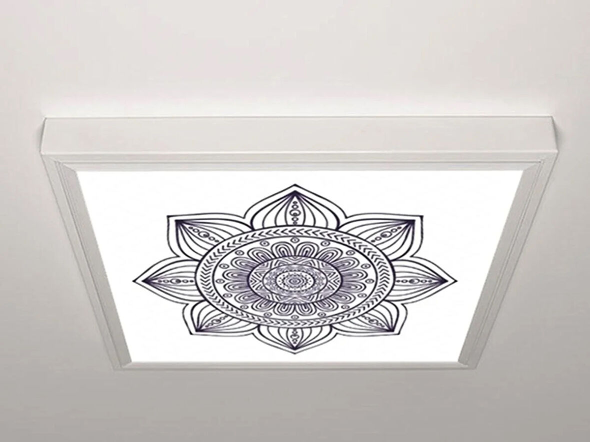 Gök Panel 60X60 LED Panel Aydınlatma Armatür Avize Sıva Üstü Desenli Tekli 46511033SU