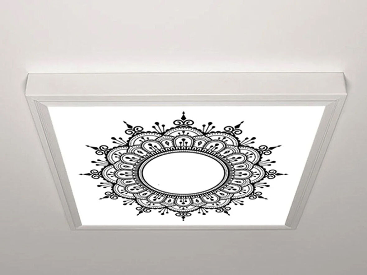 Gök Panel 60X60 LED Panel Aydınlatma Armatür Avize Sıva Üstü Desenli Tekli 46511034SU